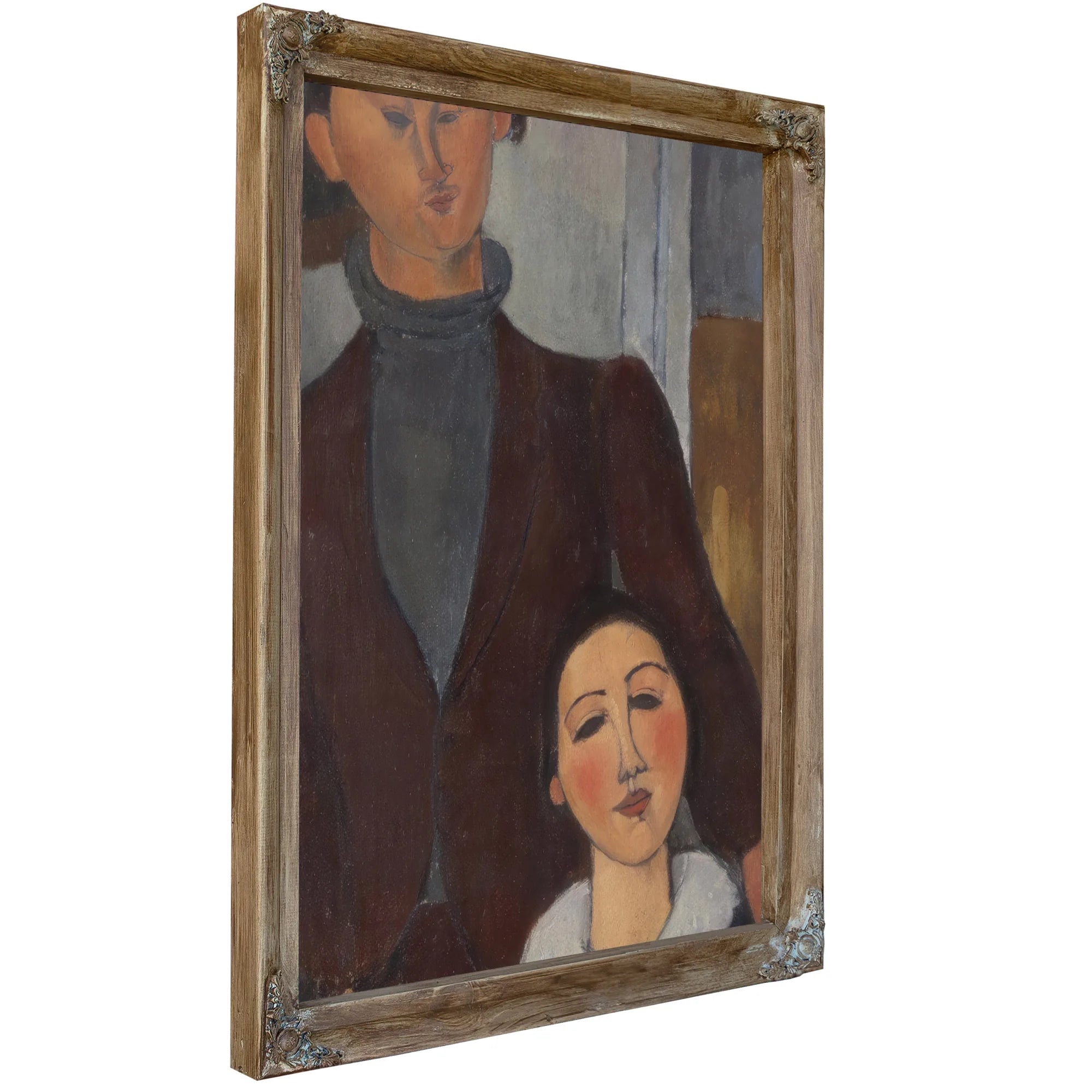 Jacques And Berthe Lipchitz By Amedeo Modigliani Fine Art Print