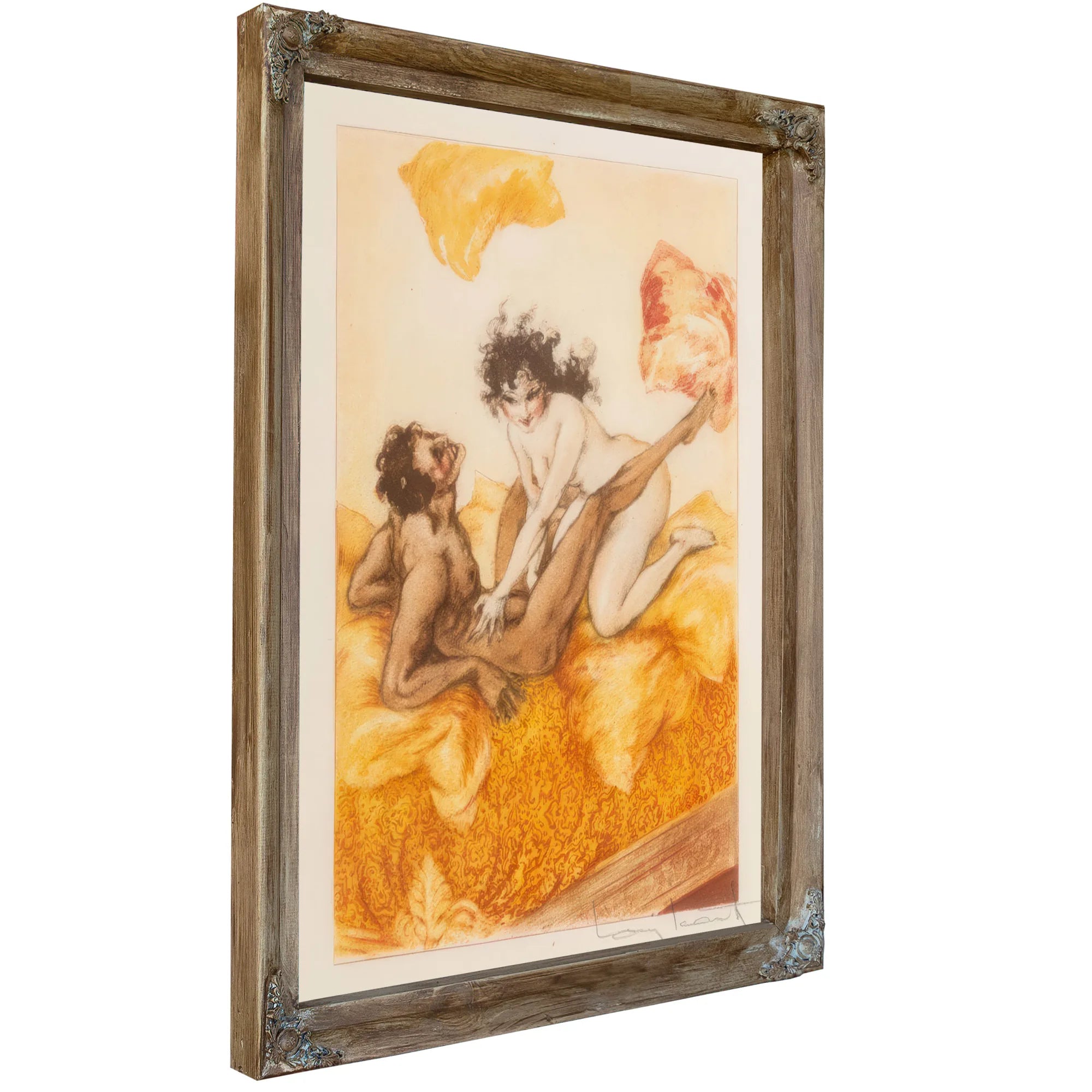 Le Sopha 1935 By Louis Icart Fine Art Print