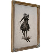 Frederic Remington No More He Rides Or The Cow Puncher  by Frederic Remington