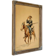 A Mounted Infantryman  by Frederic Remington