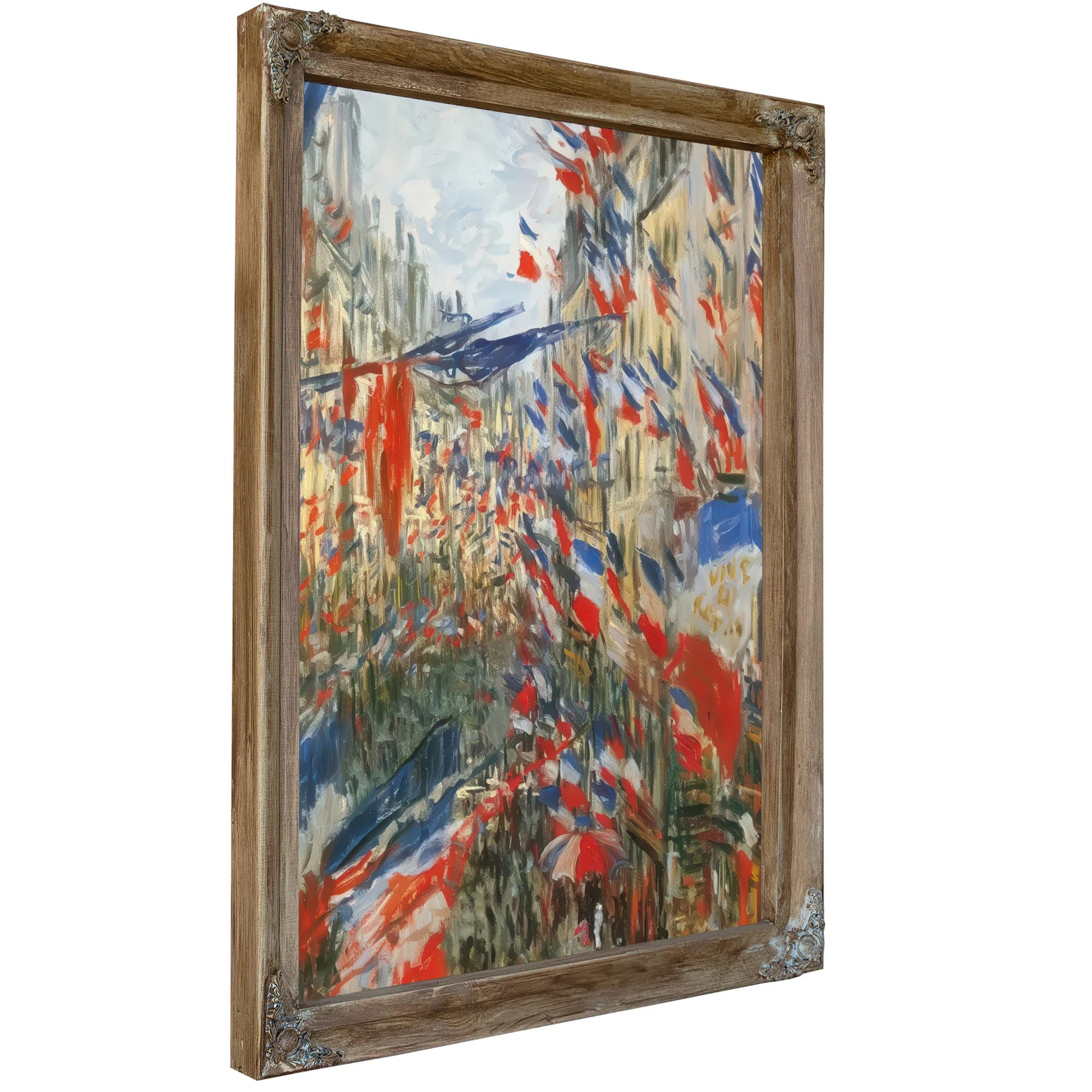 Rue Saint Denis Festivities Of 30 Jun By Claude Monet Fine Art Print