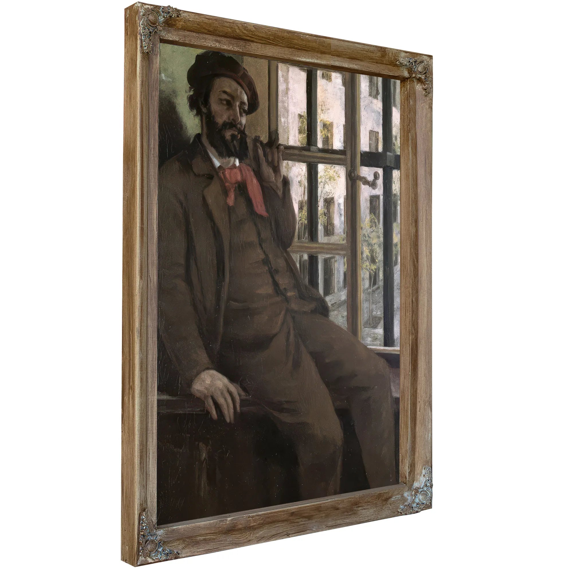 Self Portrait At Sainte Pelagie By Jean Desire Gustave Courbet Fine Art Print