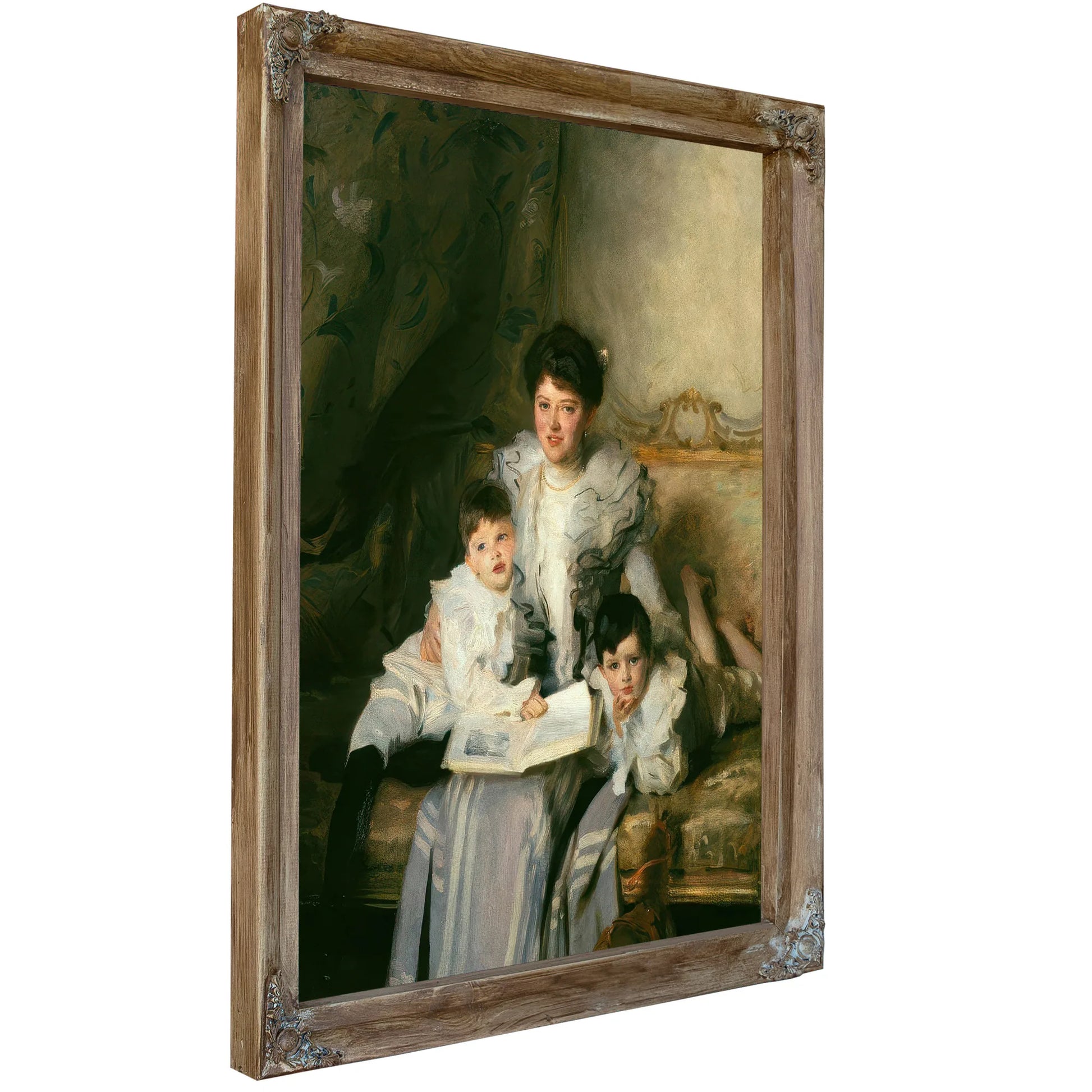 Mrs Knowles And Her Children By John Singer Sargent Fine Art Print