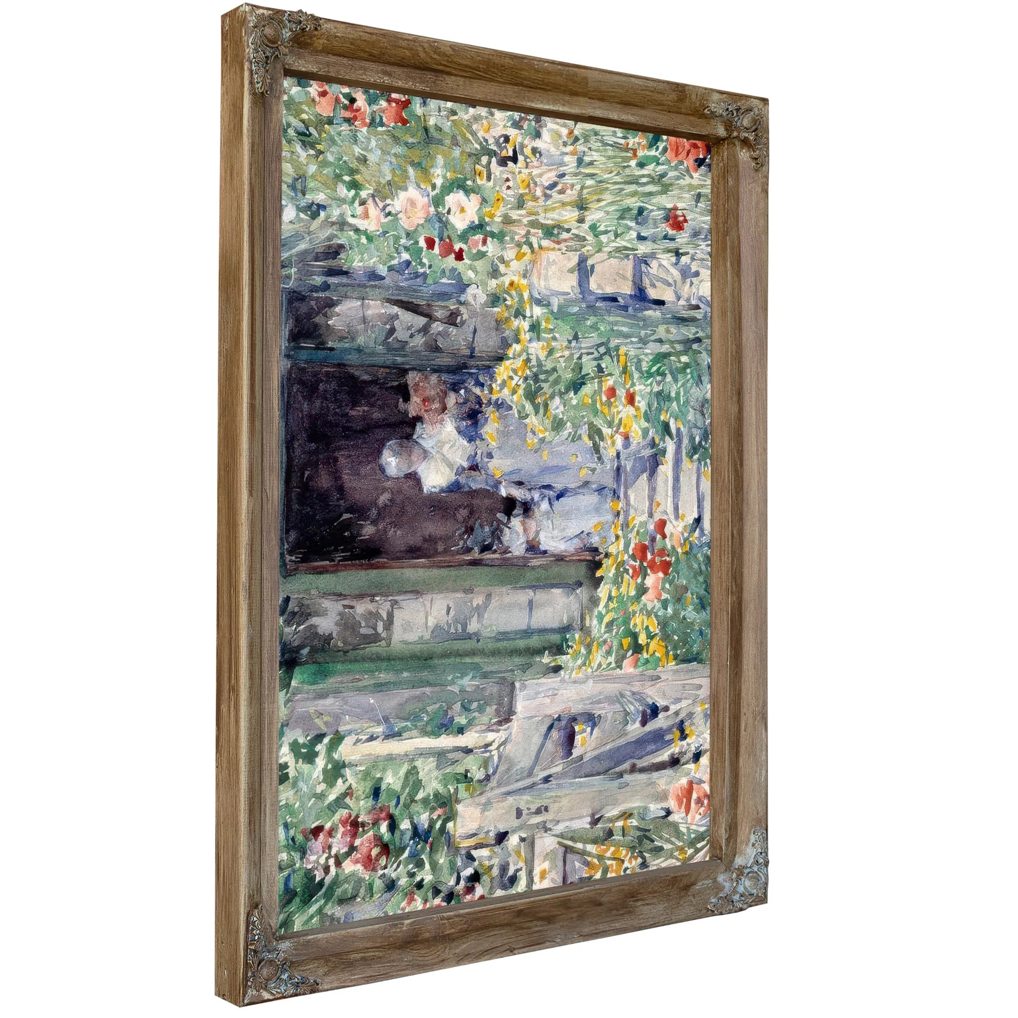 The Garden In Its Glory by Childe Hassam Fine Art Print
