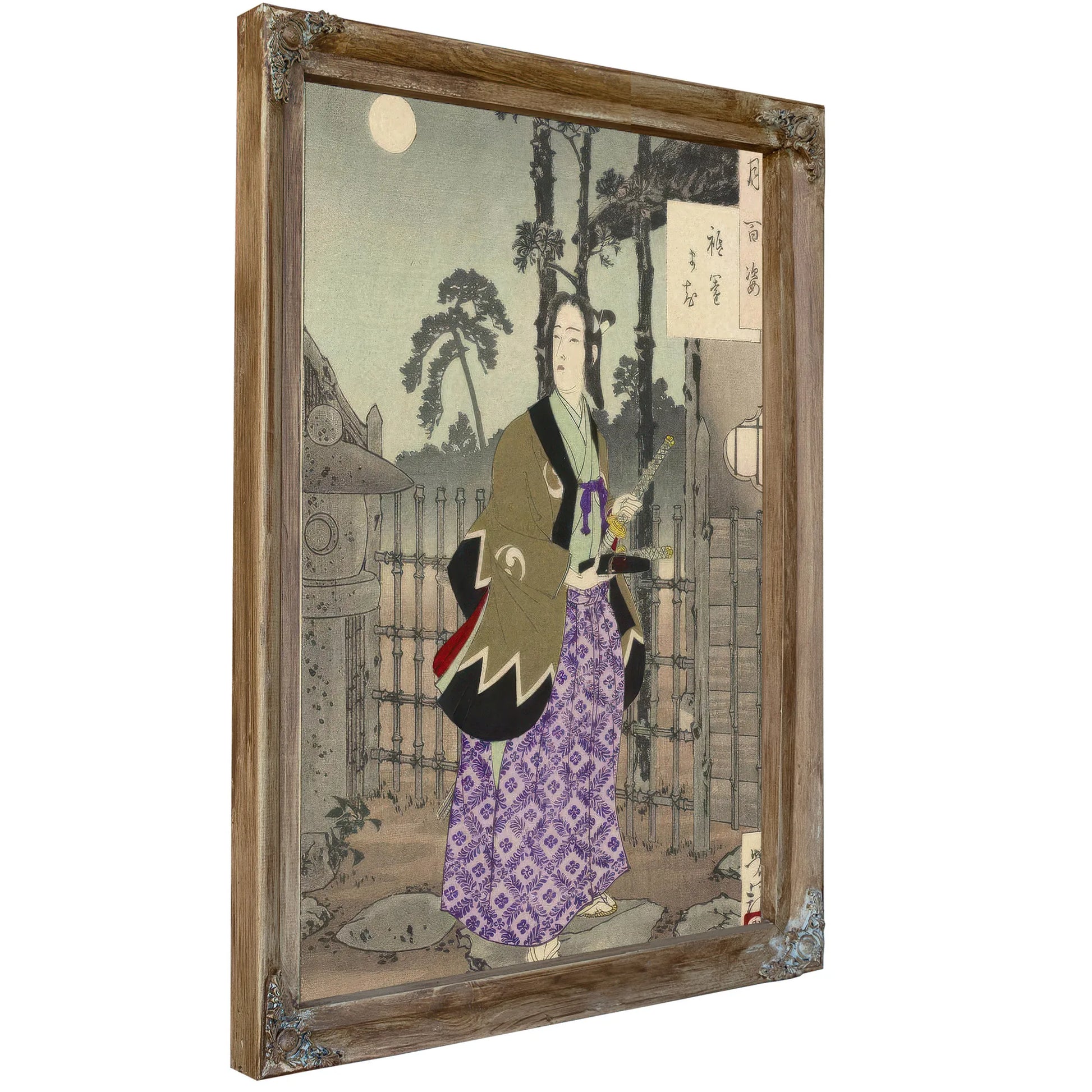 The Gion District 1885 By Tsukioka Yoshitoshi Fine Art Print