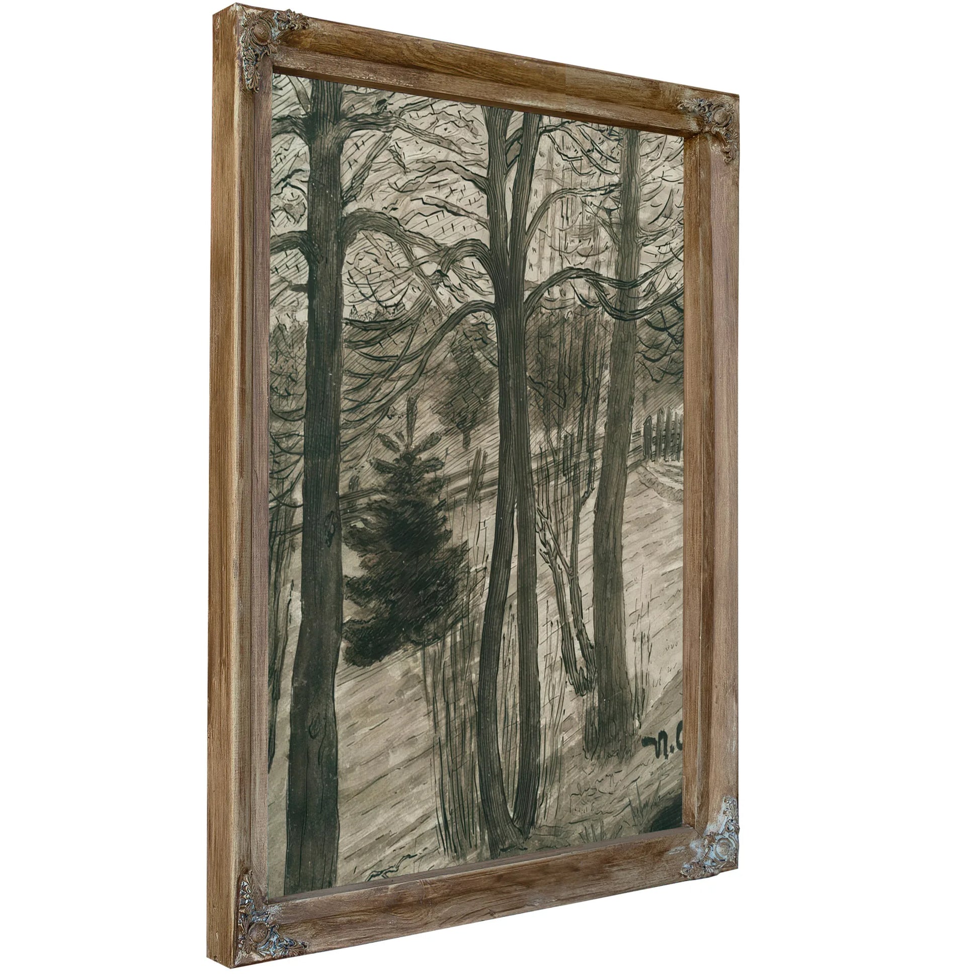 Naked Trees By Nicolai Astrup Fine Art Print