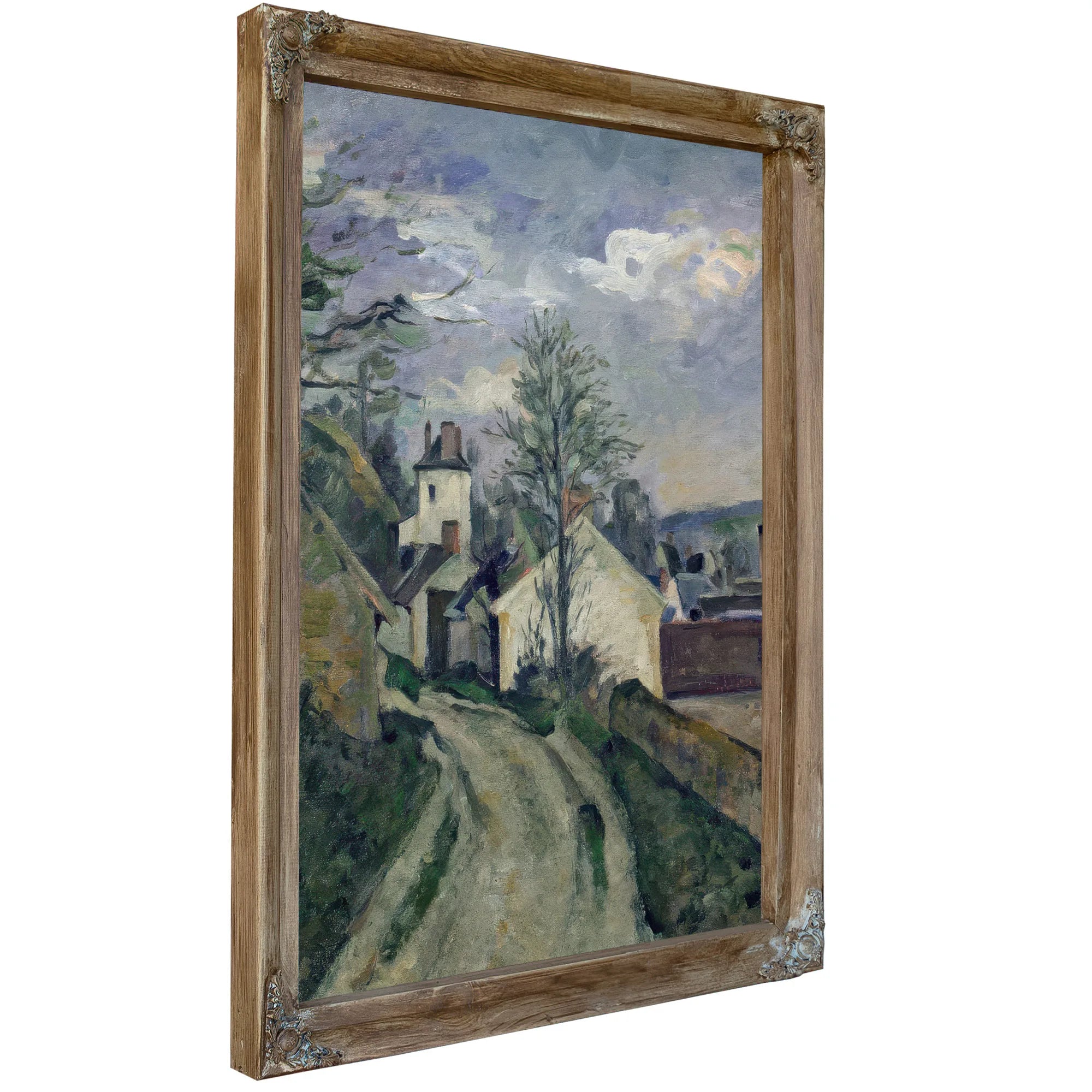 The House Of Doctor Gachet (1828 1909) At Auvers By Paul Cezanne Fine Art Print