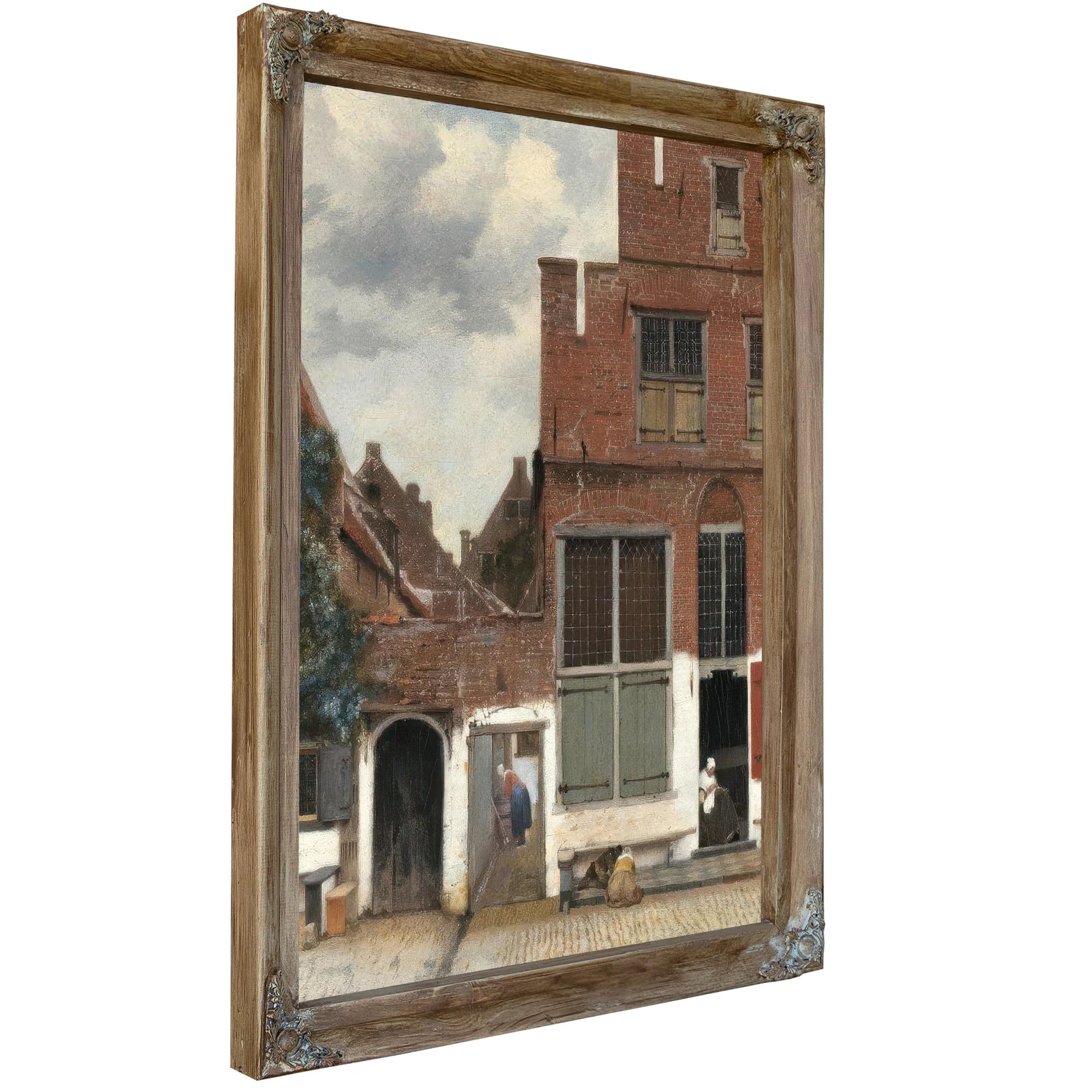 The Little Street By Johannes Vermeer Fine Art Print