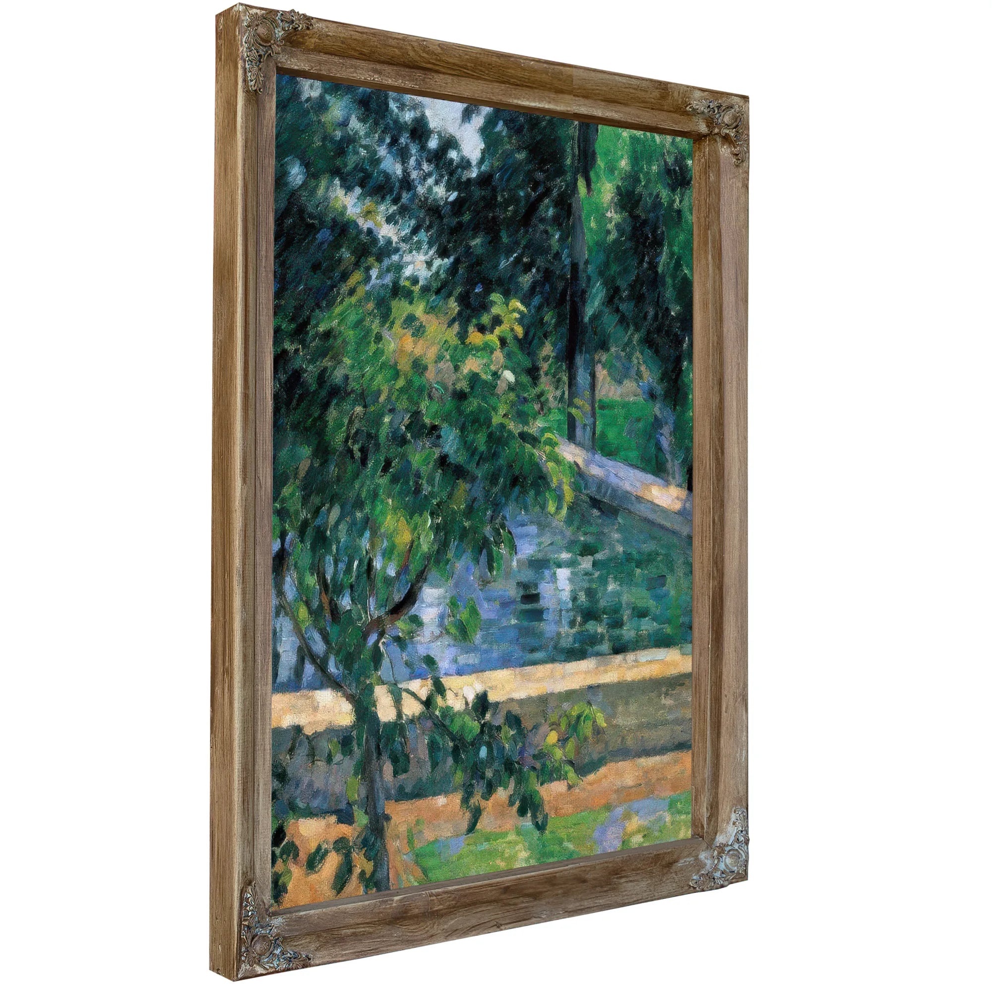 The Pool At Jas De Bouffan By Paul Cezanne Fine Art Print