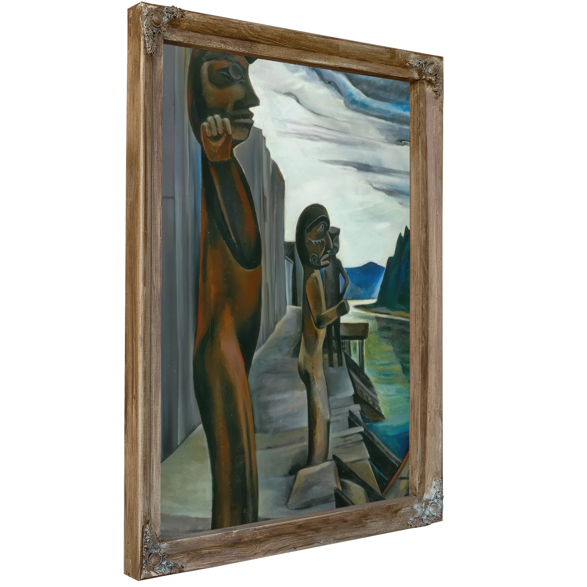 Bluden Harbour By Emily Carr Fine Art Print