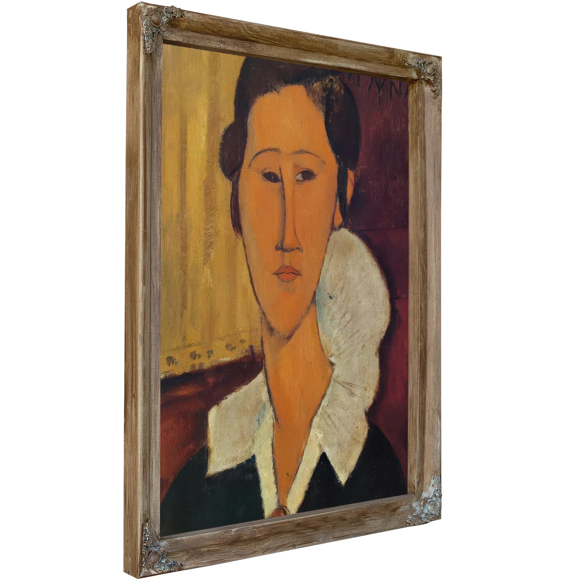 Portrait Of Anna Zborovka 1917 By Amedeo Modigliani Fine Art Print