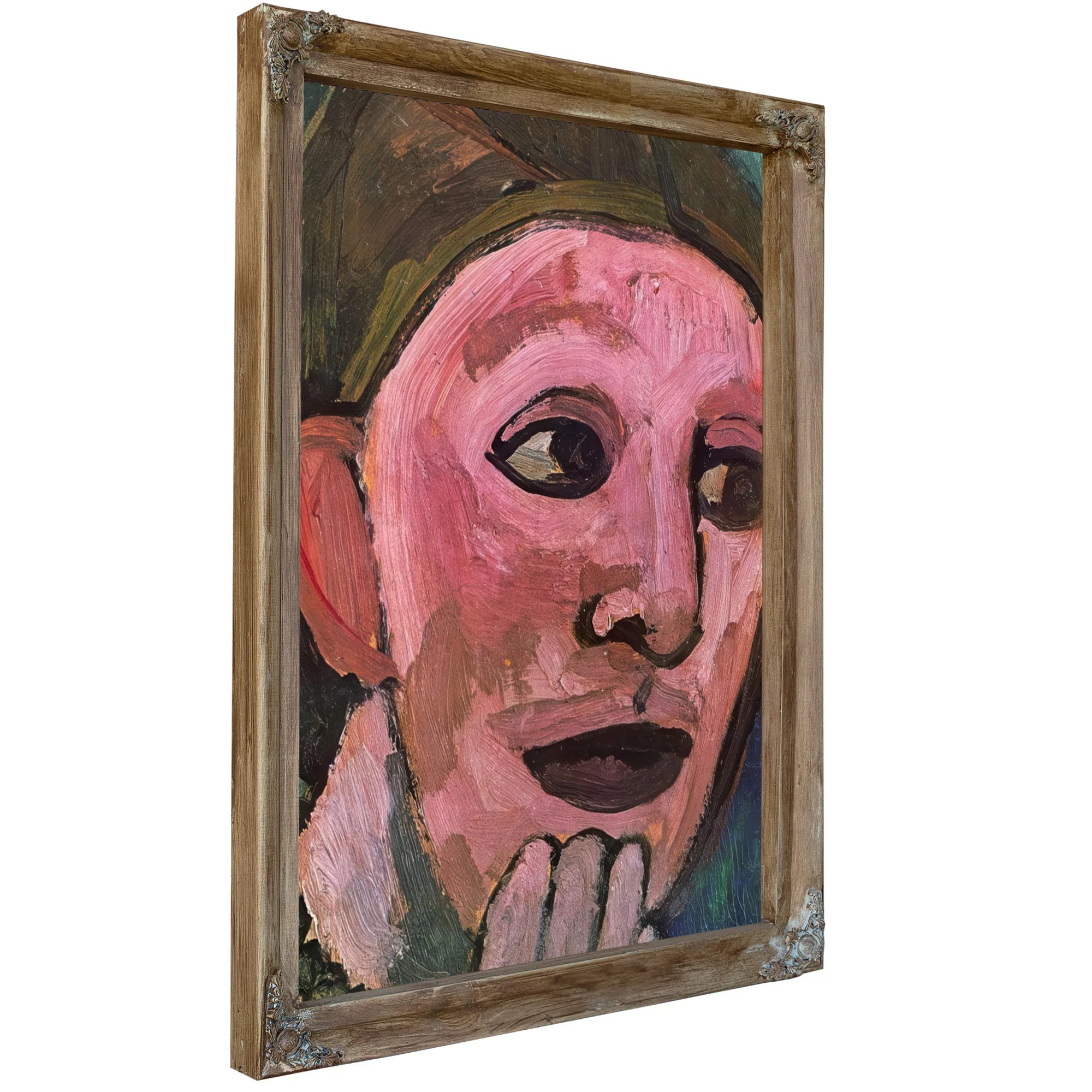 Self Portrait 10 By Paula Modersohn Becker Fine Art Print
