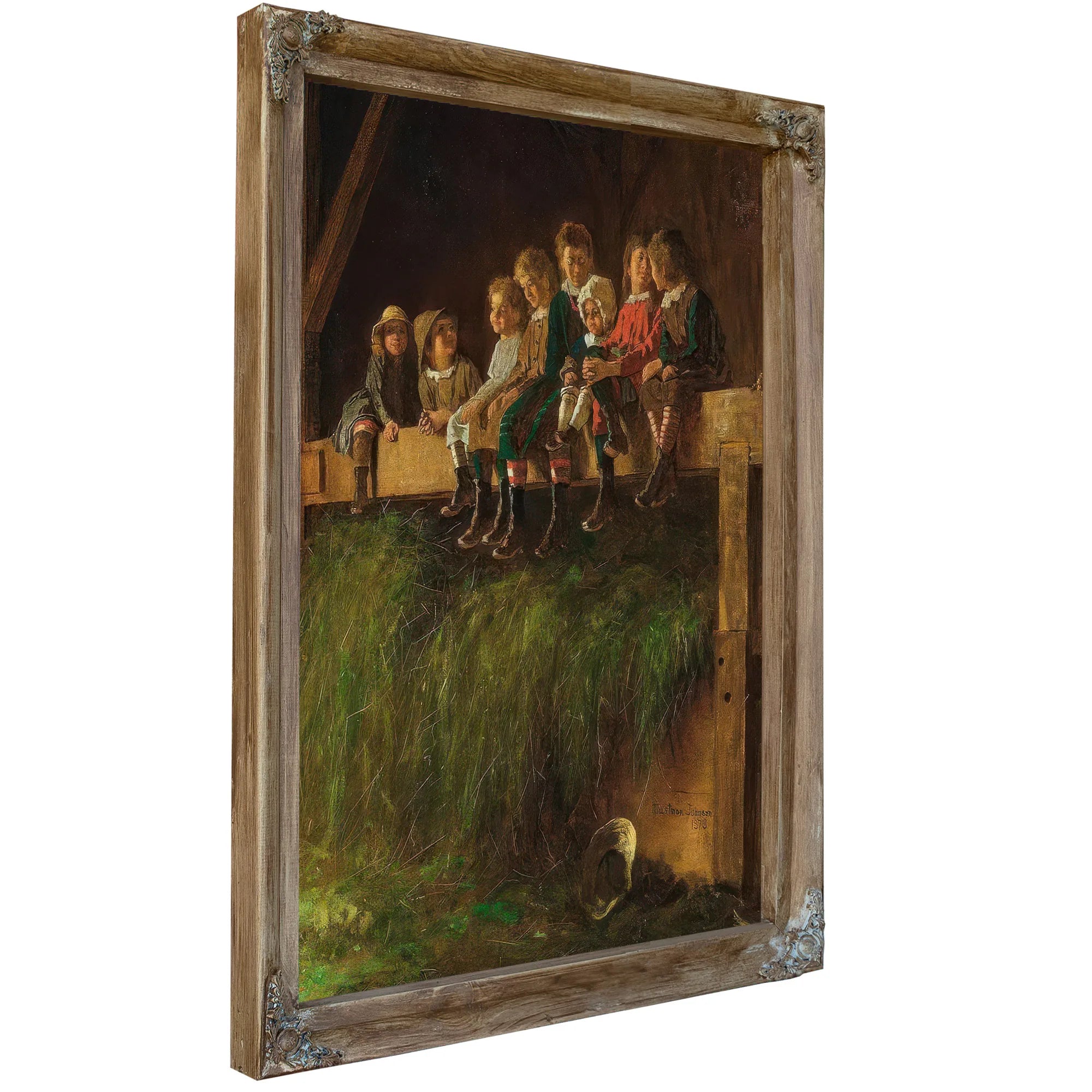 Barn Swallows By Eastman Johnson Fine Art Print