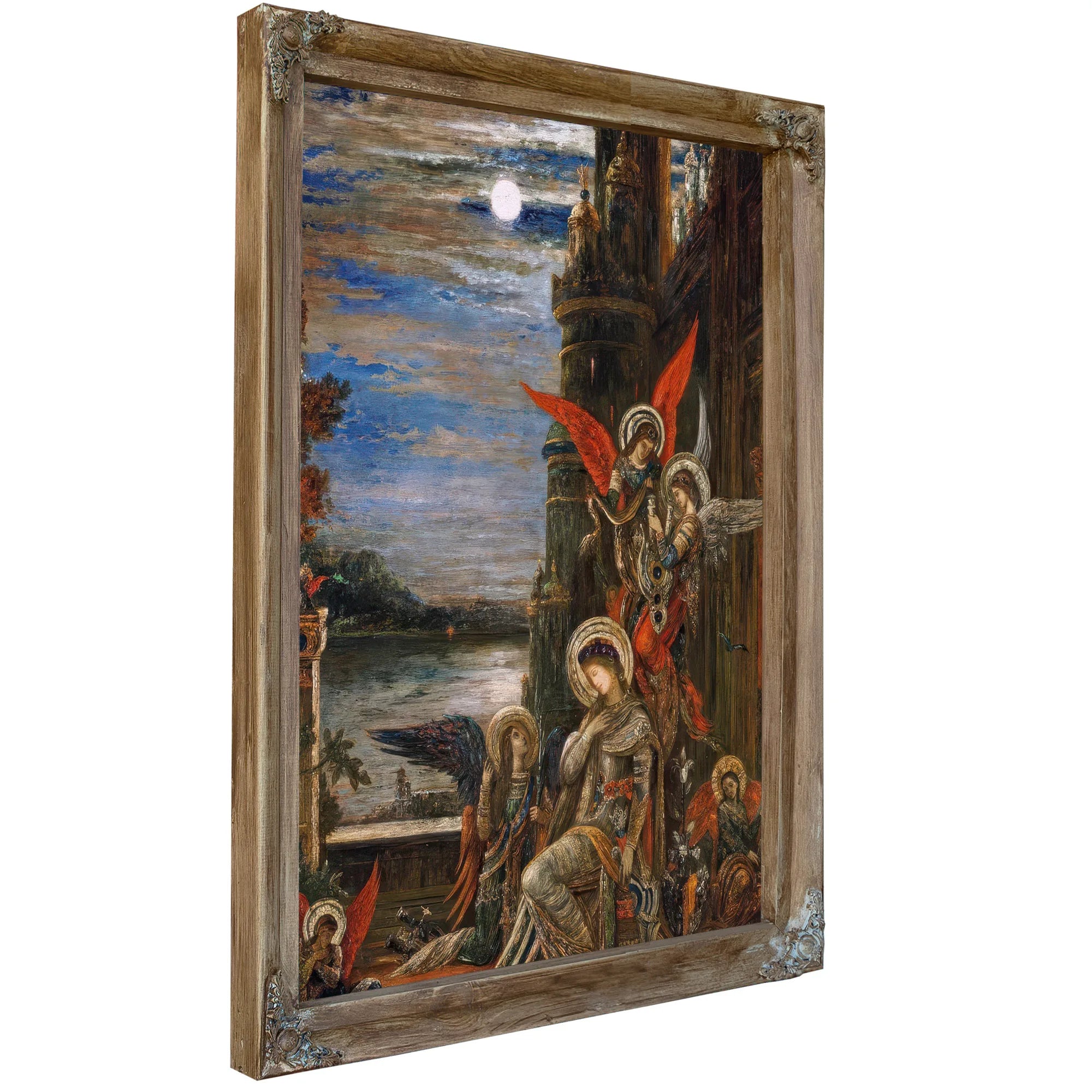 Saint Cecilia. (The Angels Announcing Her Coming Martyrdom) By Gustave Moreau Fine Art Print
