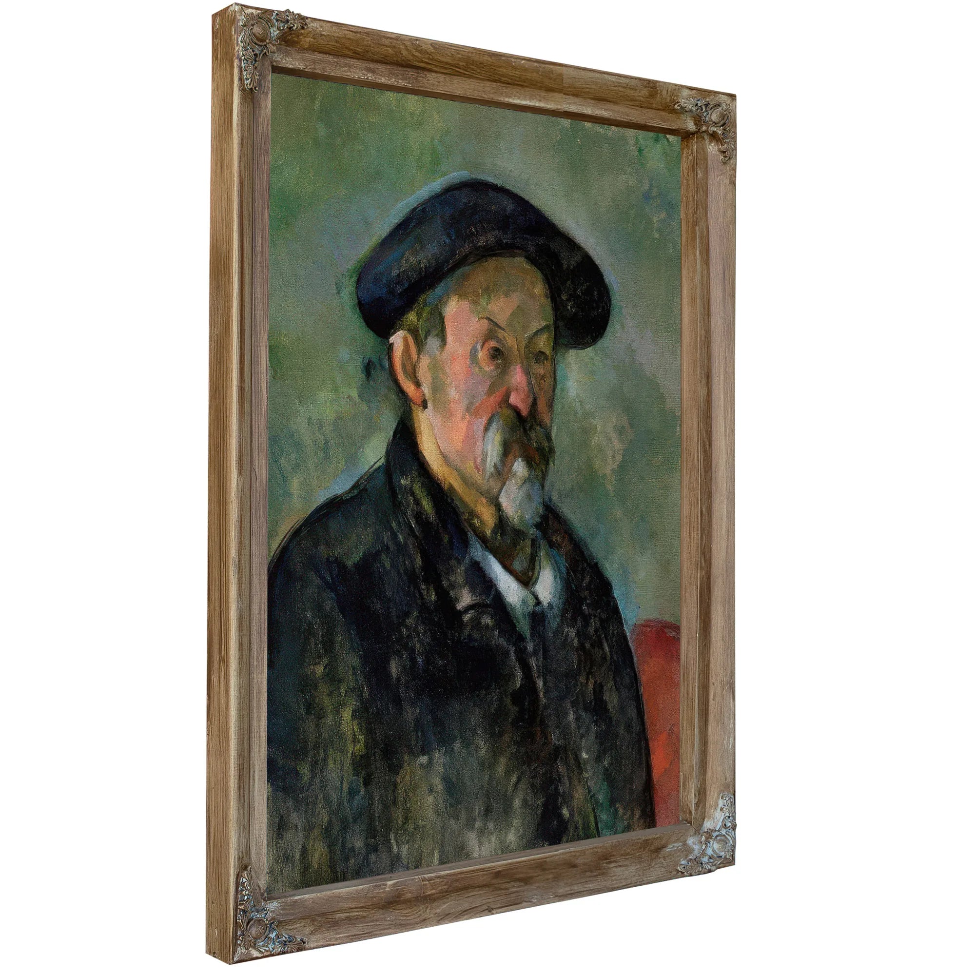 Self Portrait With Beret By Paul Cezanne Fine Art Print