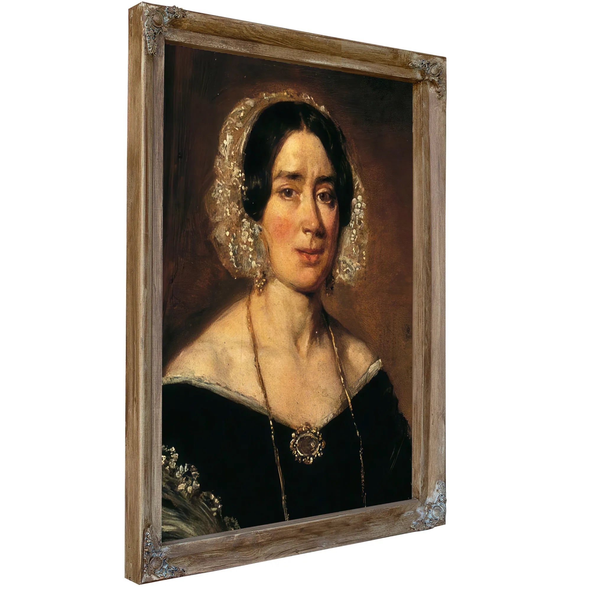 Portrait Of An Unknown Woman By William Etty Fine Art Print