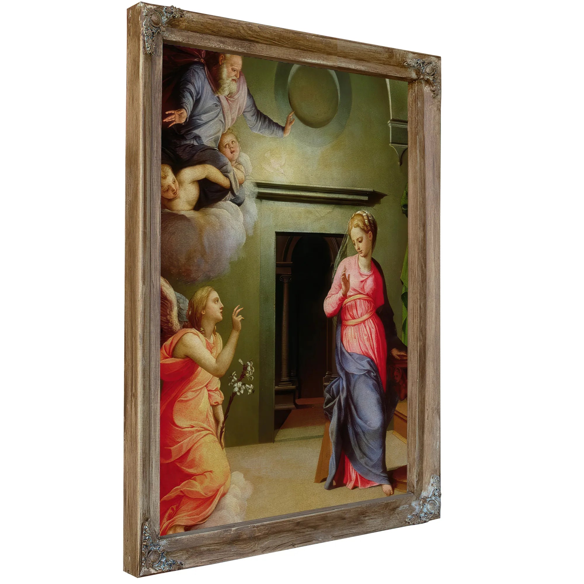 The Annunciation By Agnolo Bronzino Fine Art Print