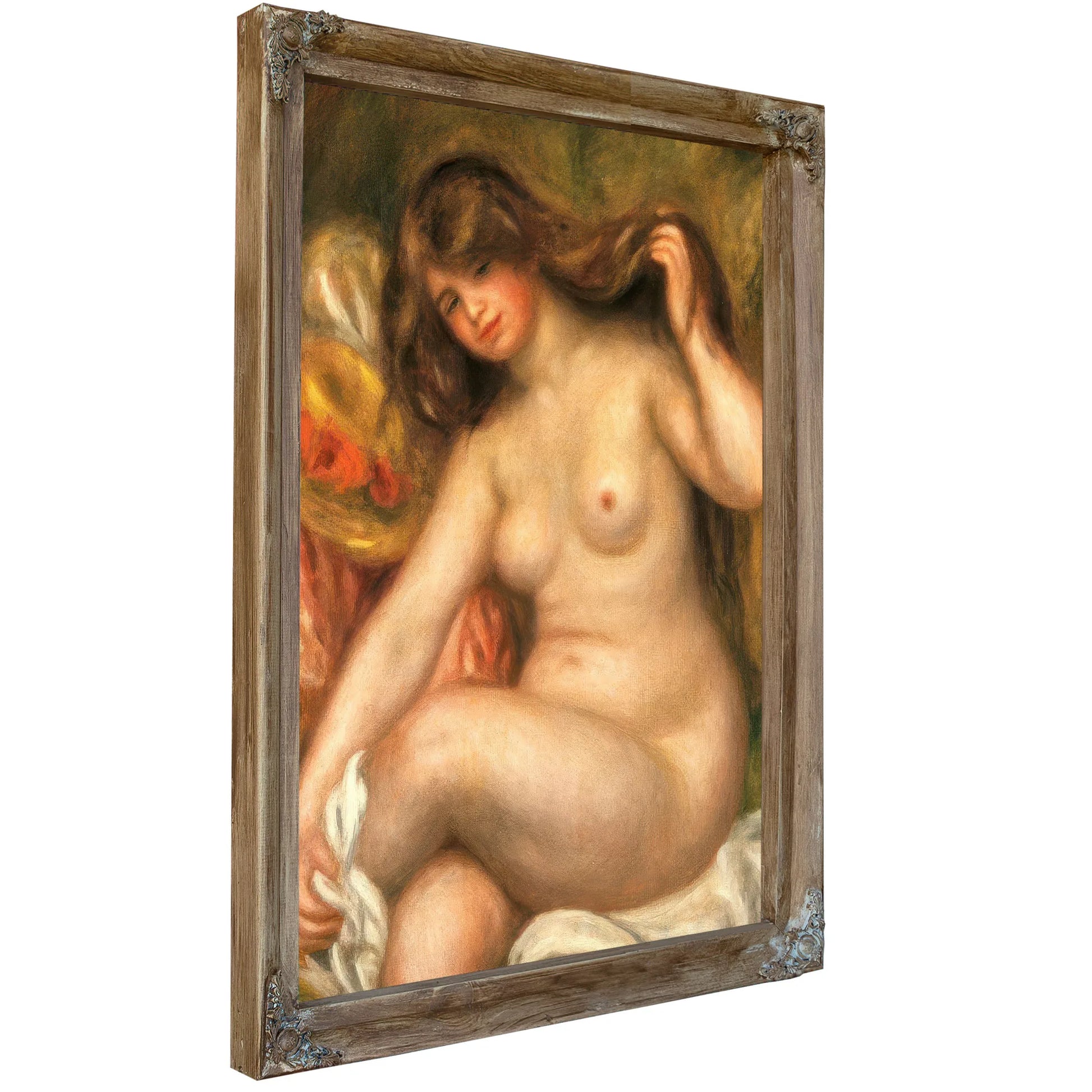 Large Bather By Pierre August Renoir Fine Art Print