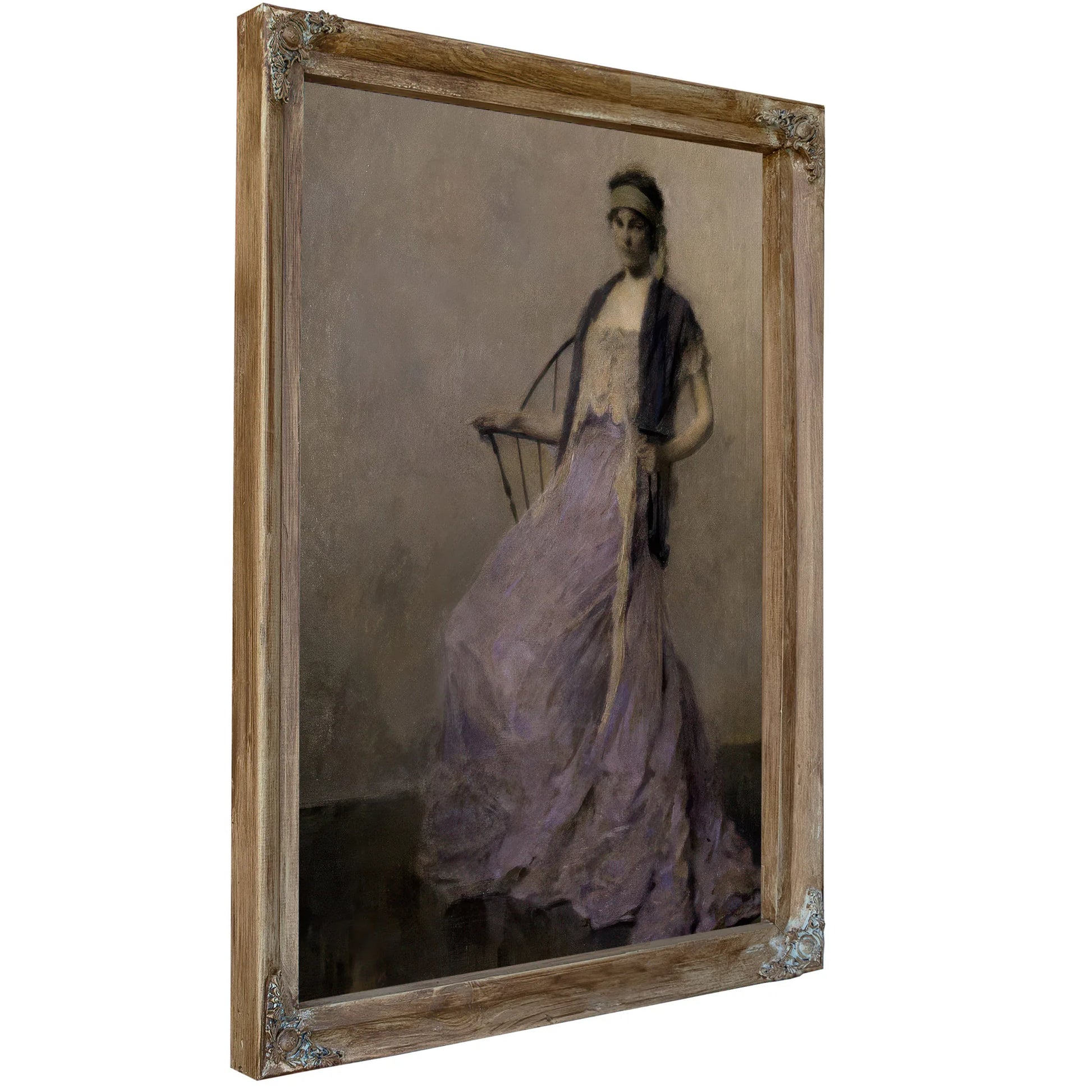 Iris By Thomas Wilmer Dewing Fine Art Print