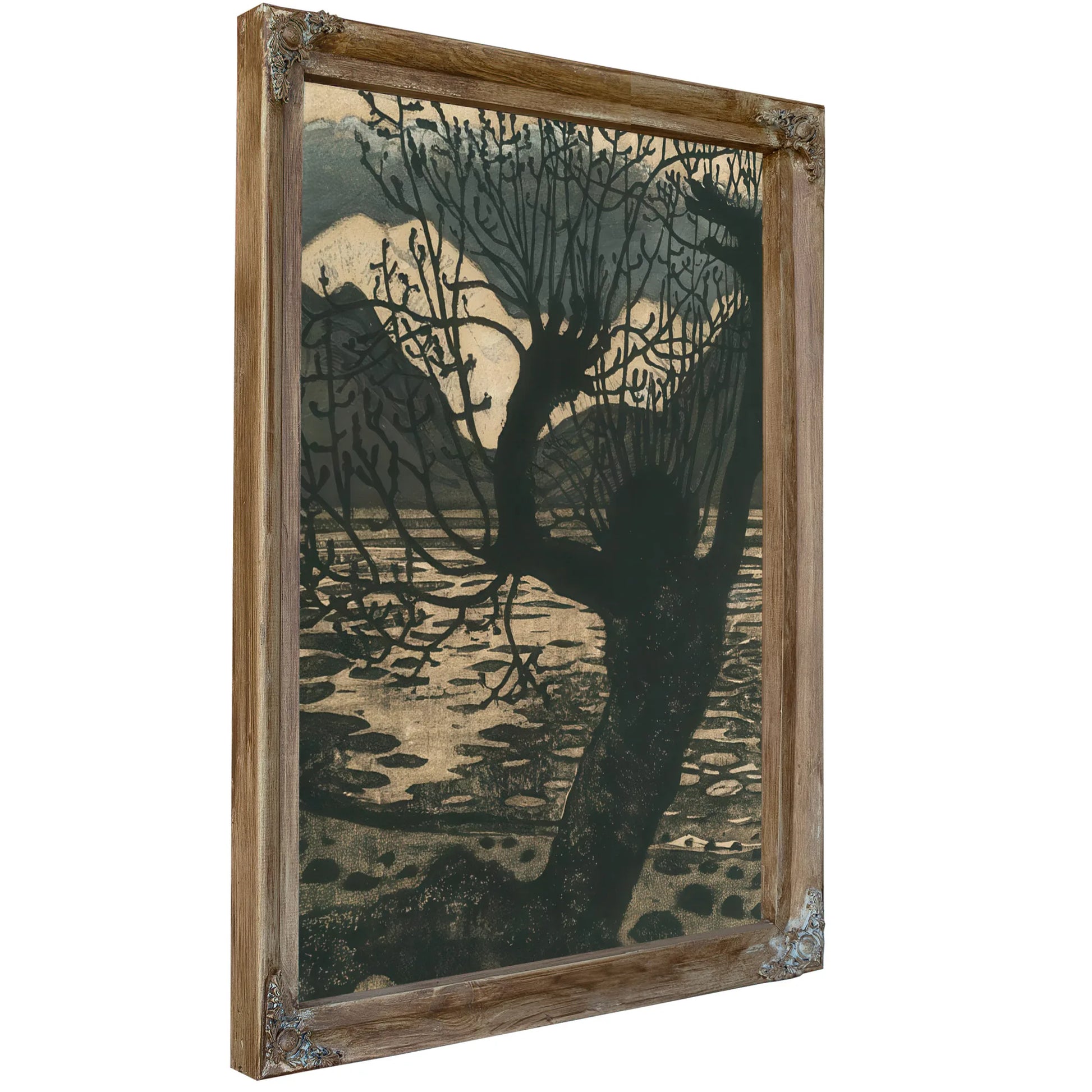 Spring Night And Willow 2 By Nicolai Astrup Fine Art Print
