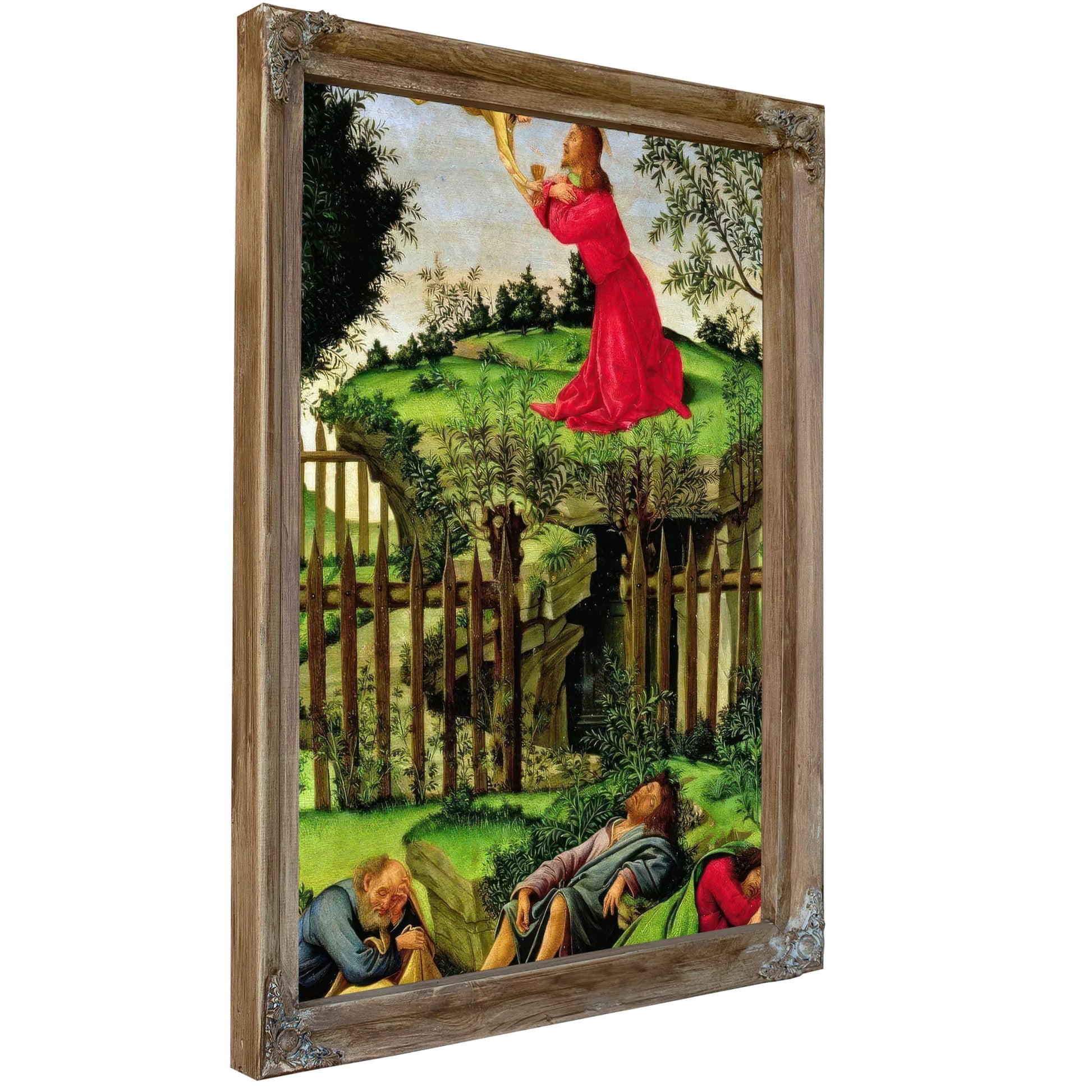 The Agony In The Garden By Sandro Botticelli Fine Art Print