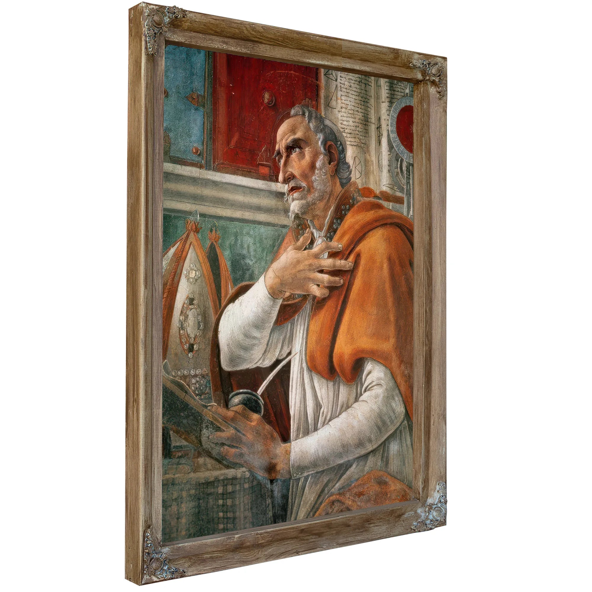 St. Augustine In His Cell By Sandro Botticelli Fine Art Print