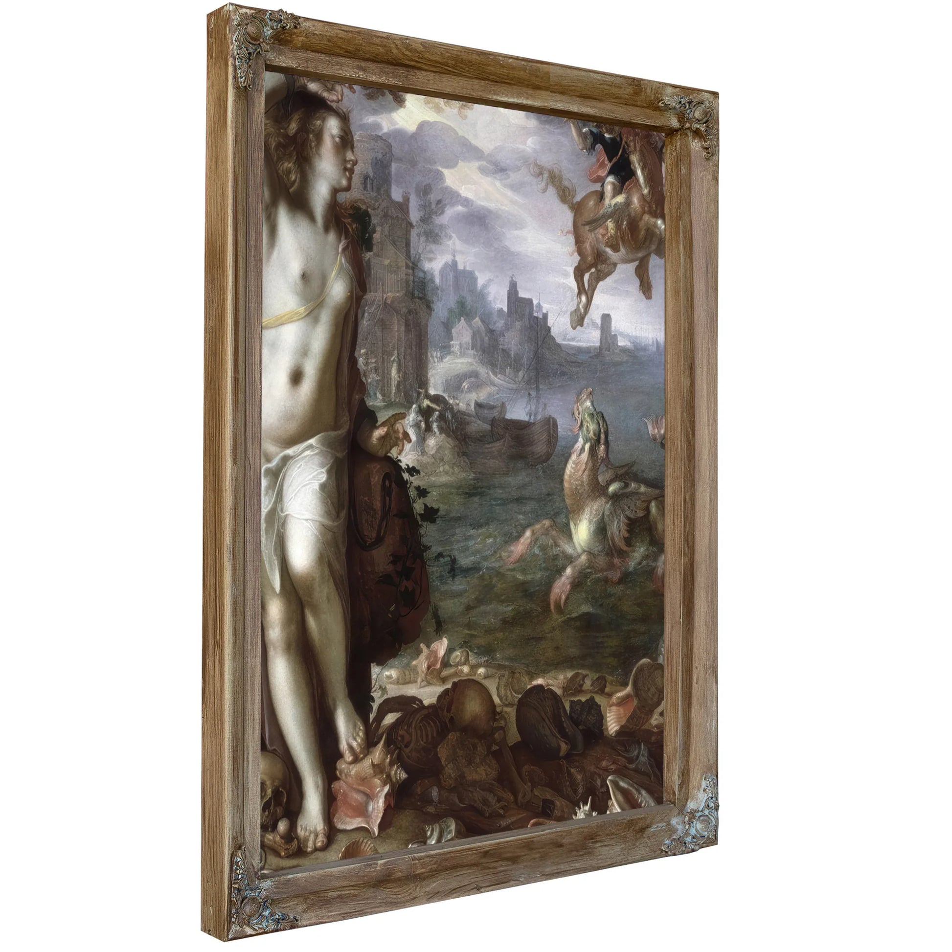 Perseus Rescuing Andromeda By Joachim Wtewael Fine Art Print