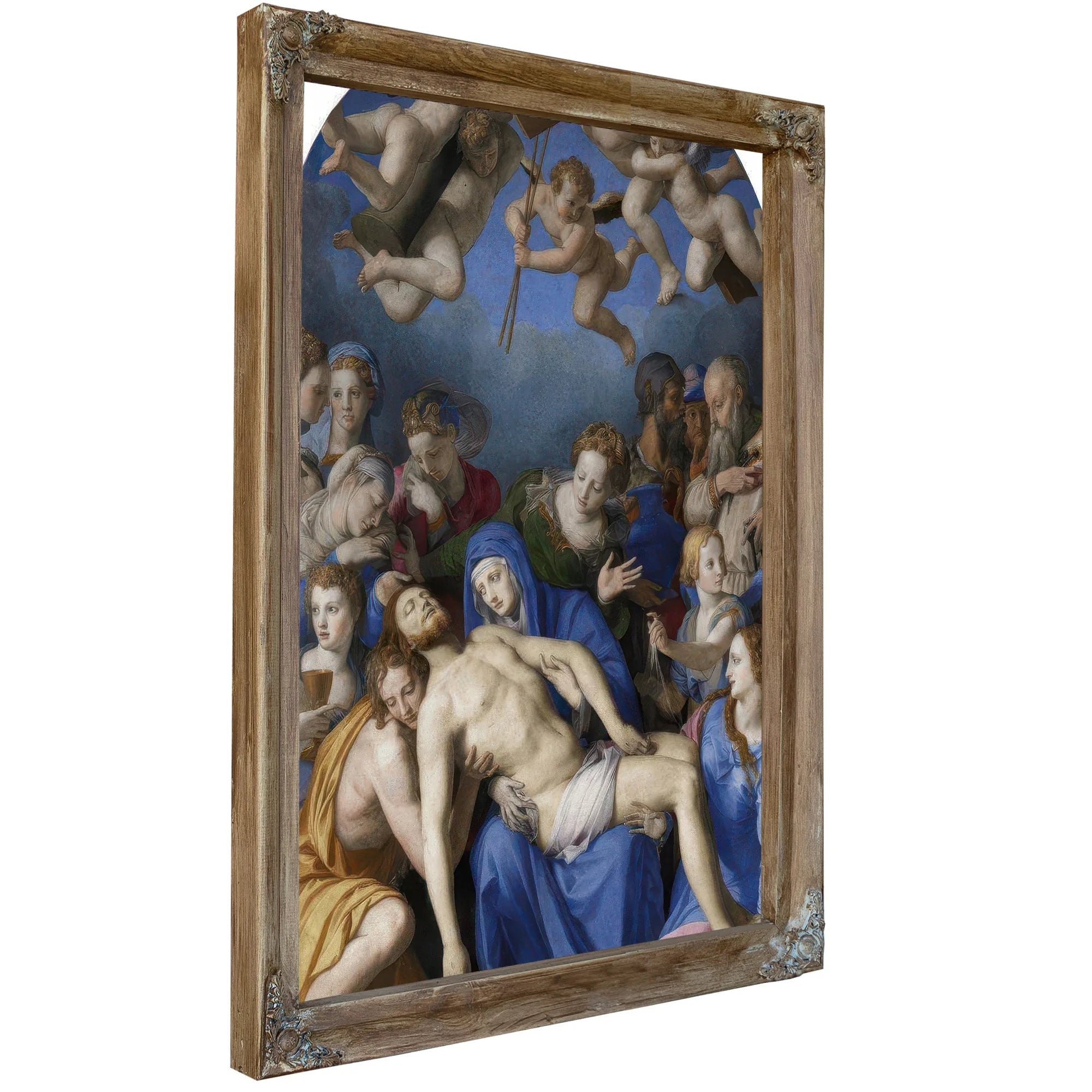 Deposition Of Christ 1540 1545 Mannerism 268X173Cm Musce Des Beaux Arts Besancon By Agnolo Bronzino Fine Art Print
