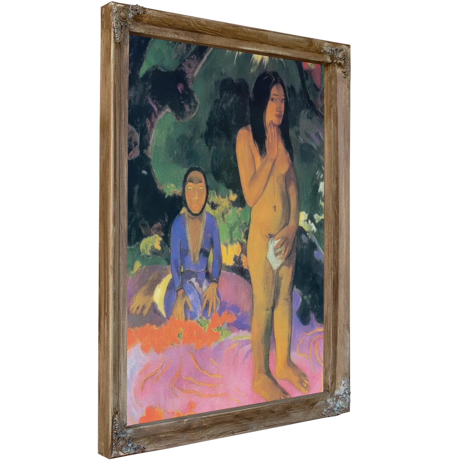 Parau Na Te Varua Ino( Evil's Words) By Paul Gauguin Fine Art Print