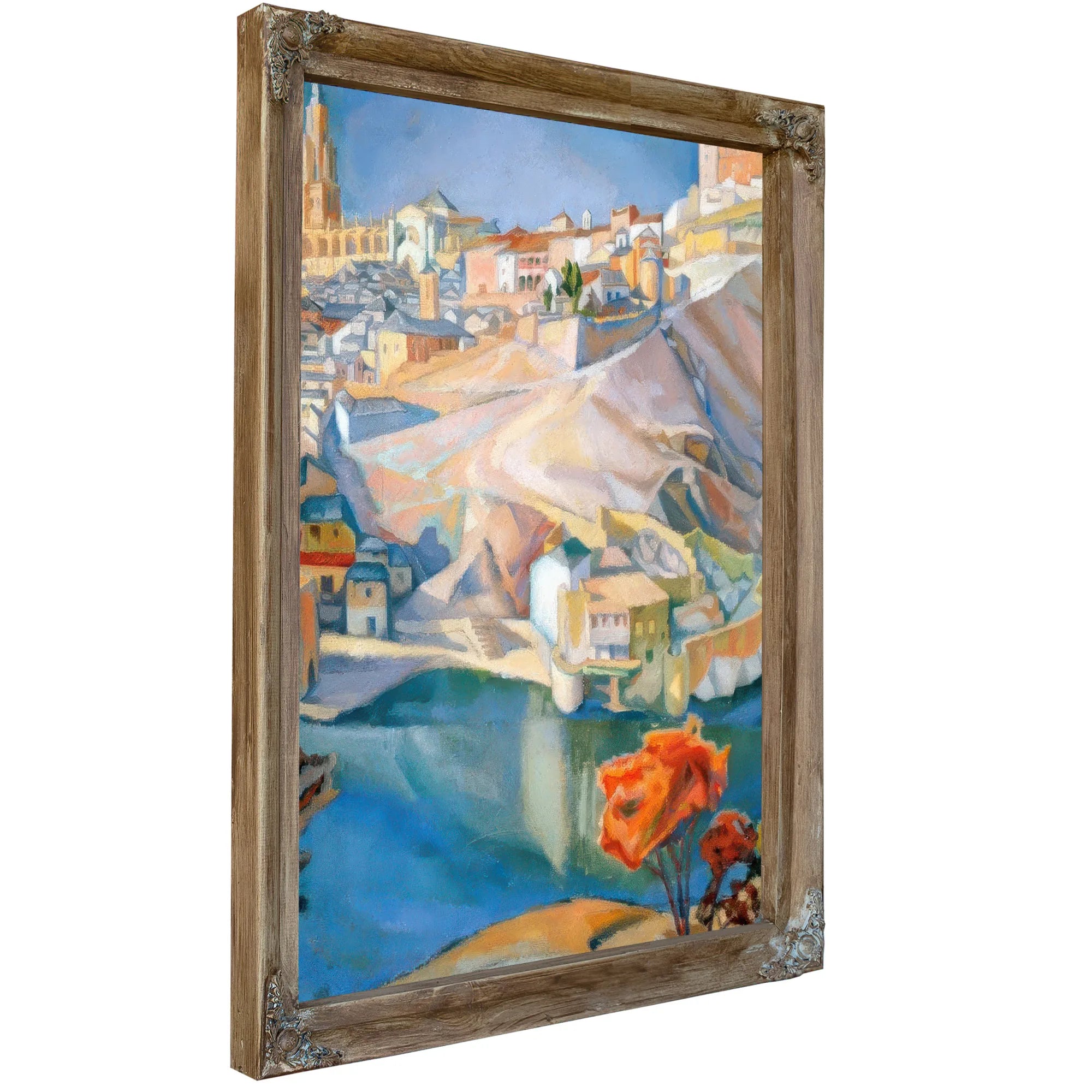 View Of Toledo By Diego Rivera Fine Art Print