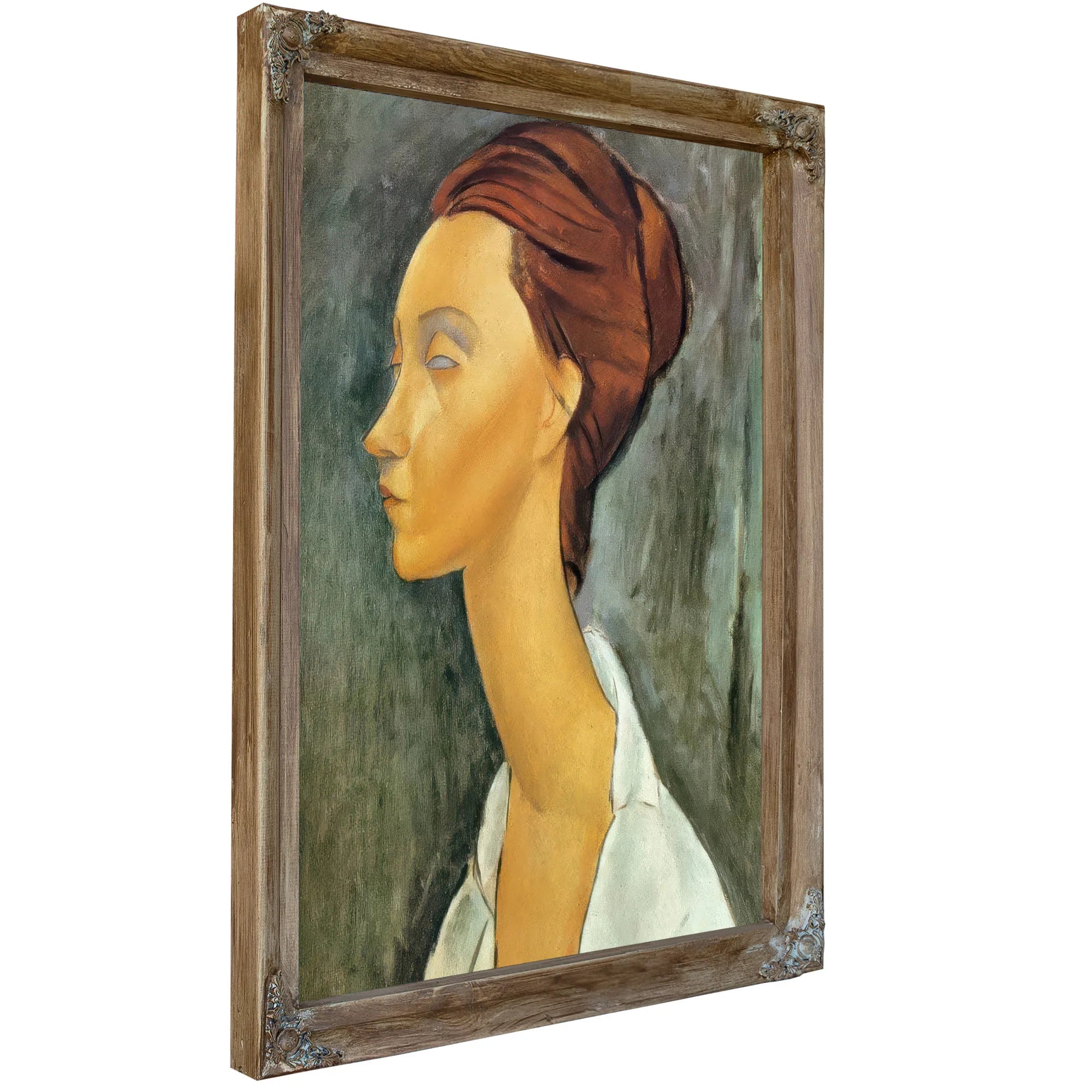 Portrait Of Lunia Czechovska 1919 By Amedeo Modigliani Fine Art Print