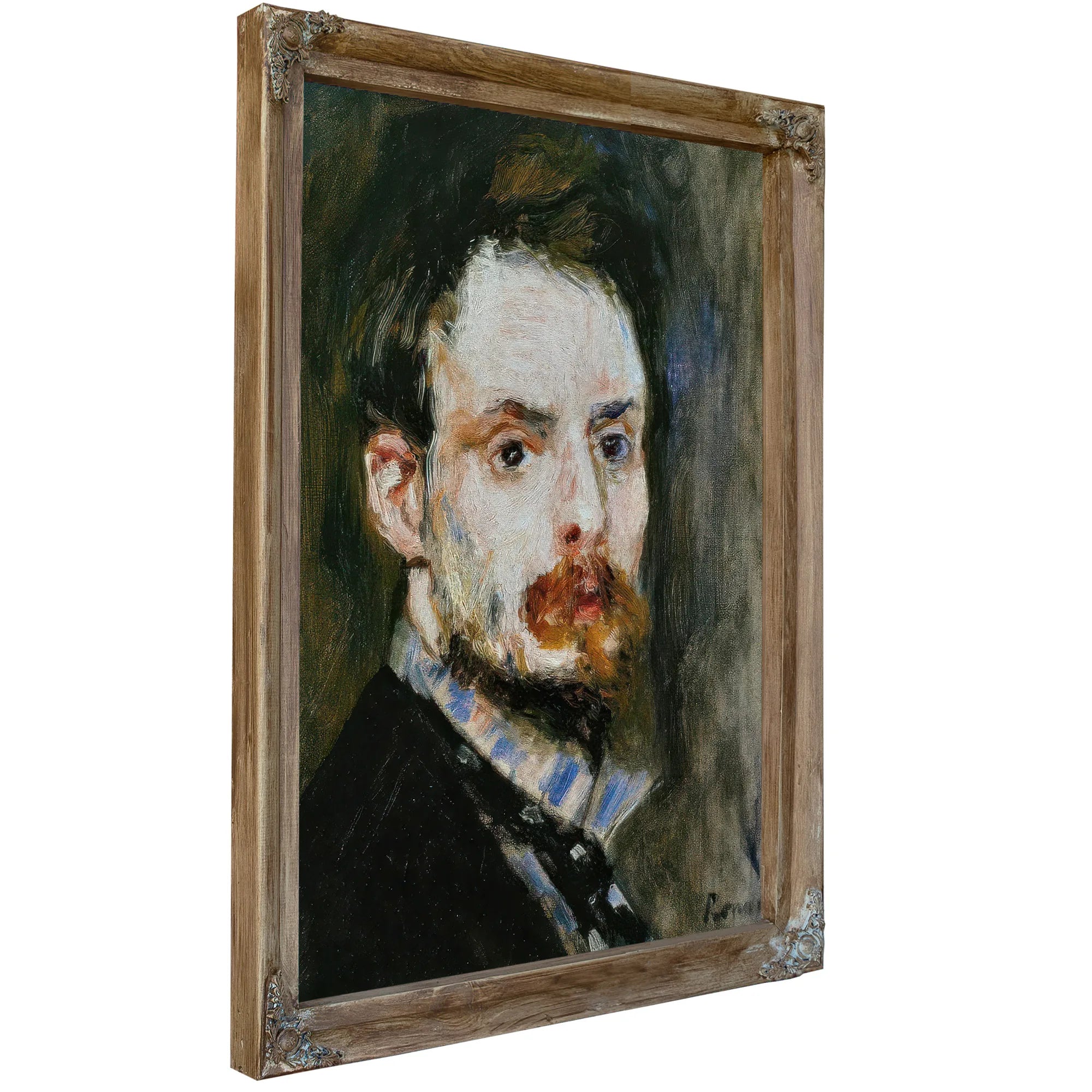 Autoportrait 1875 By Pierre Auguste Renoir Fine Art Print