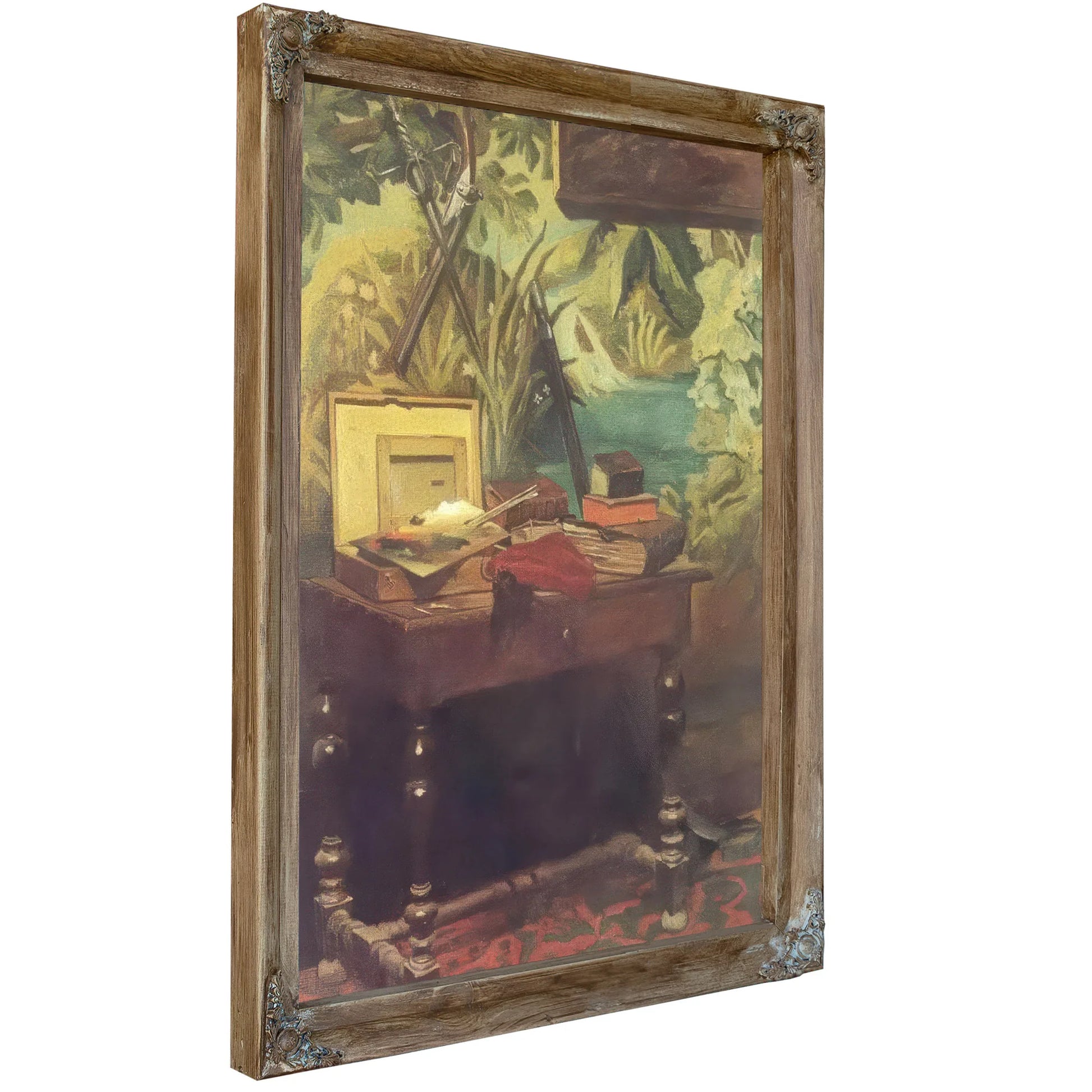 In The Studio 1861 By Claude Monet Fine Art Print