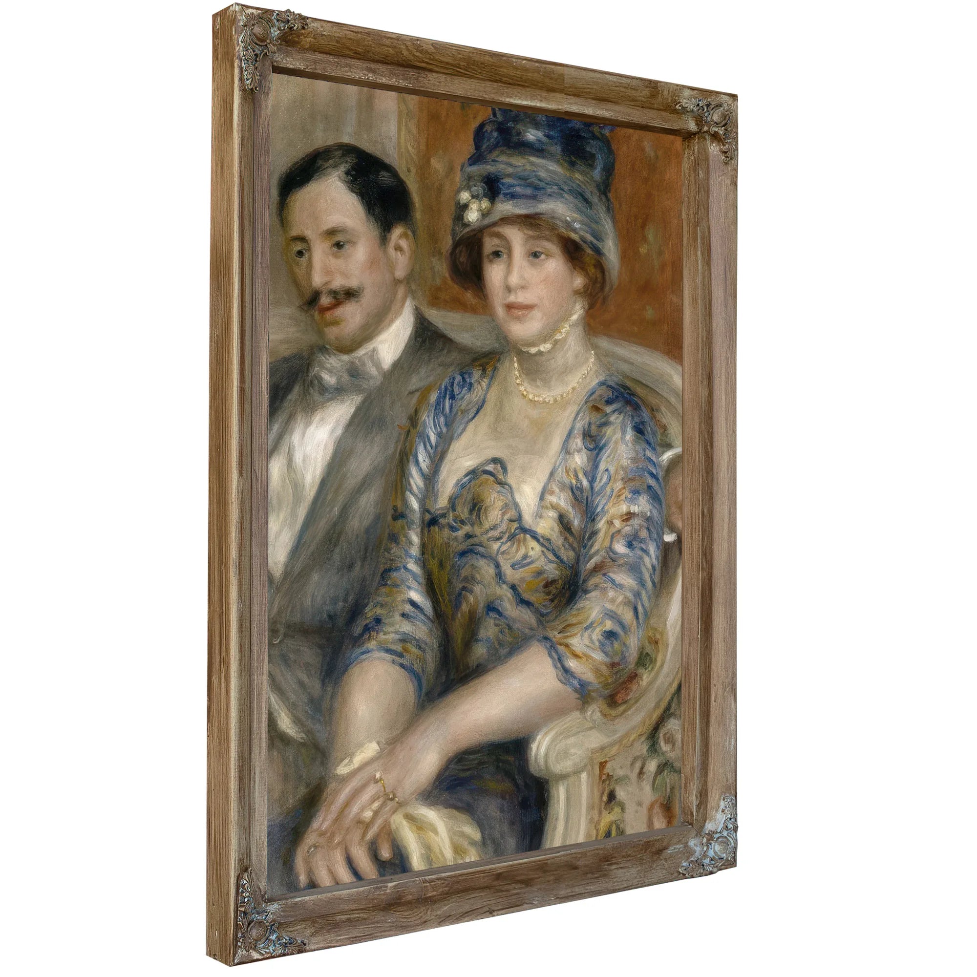 Mr. And Mrs. Gaston Bernheim De Villers (Monsieur And Madame Gaston Bernheim De Villers) By Pierre Auguste Renoir Fine Art Print