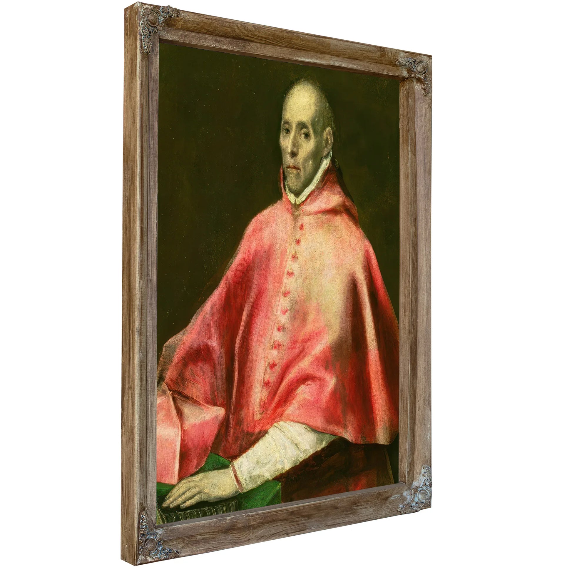 Portrait Of Cardinal Juan De Tavera (Oil On Canvas) By El Greco Fine Art Print