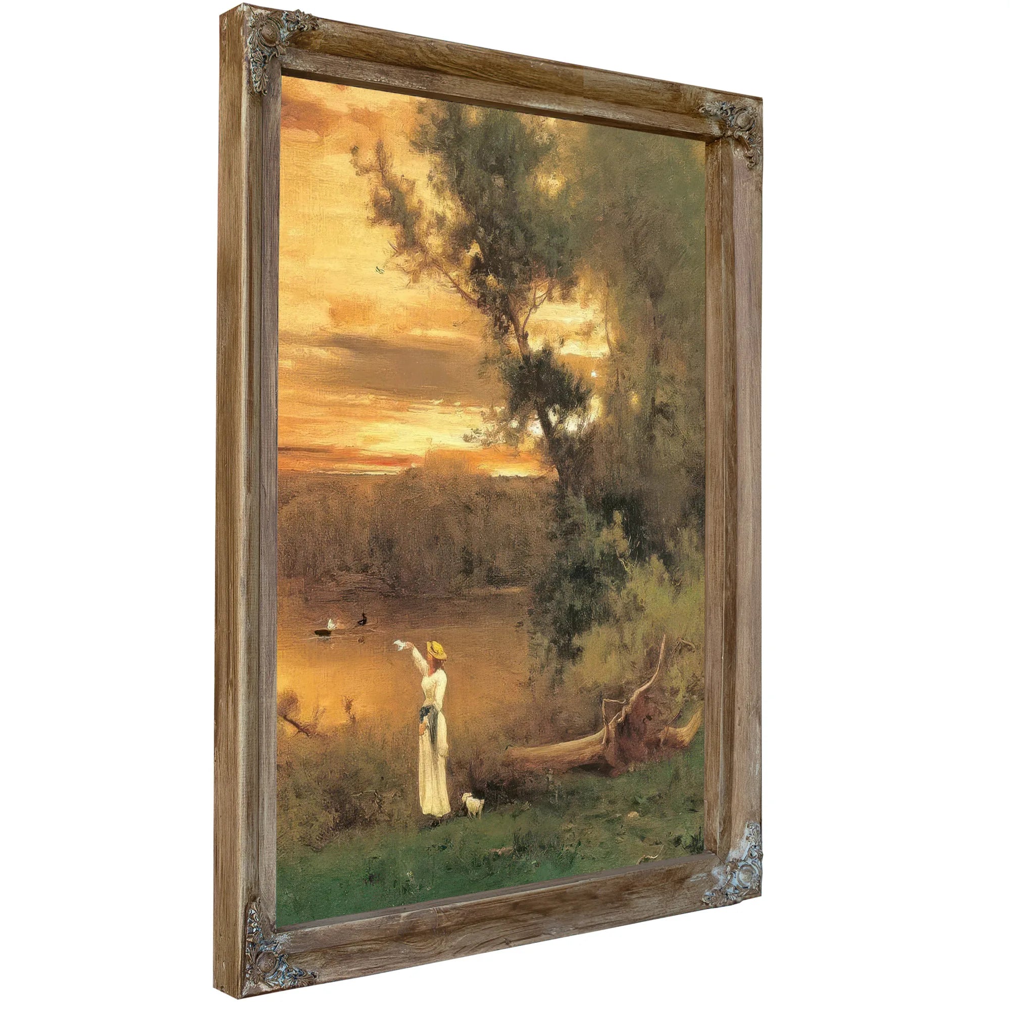 Shades Of Evening By George Inness Fine Art Print