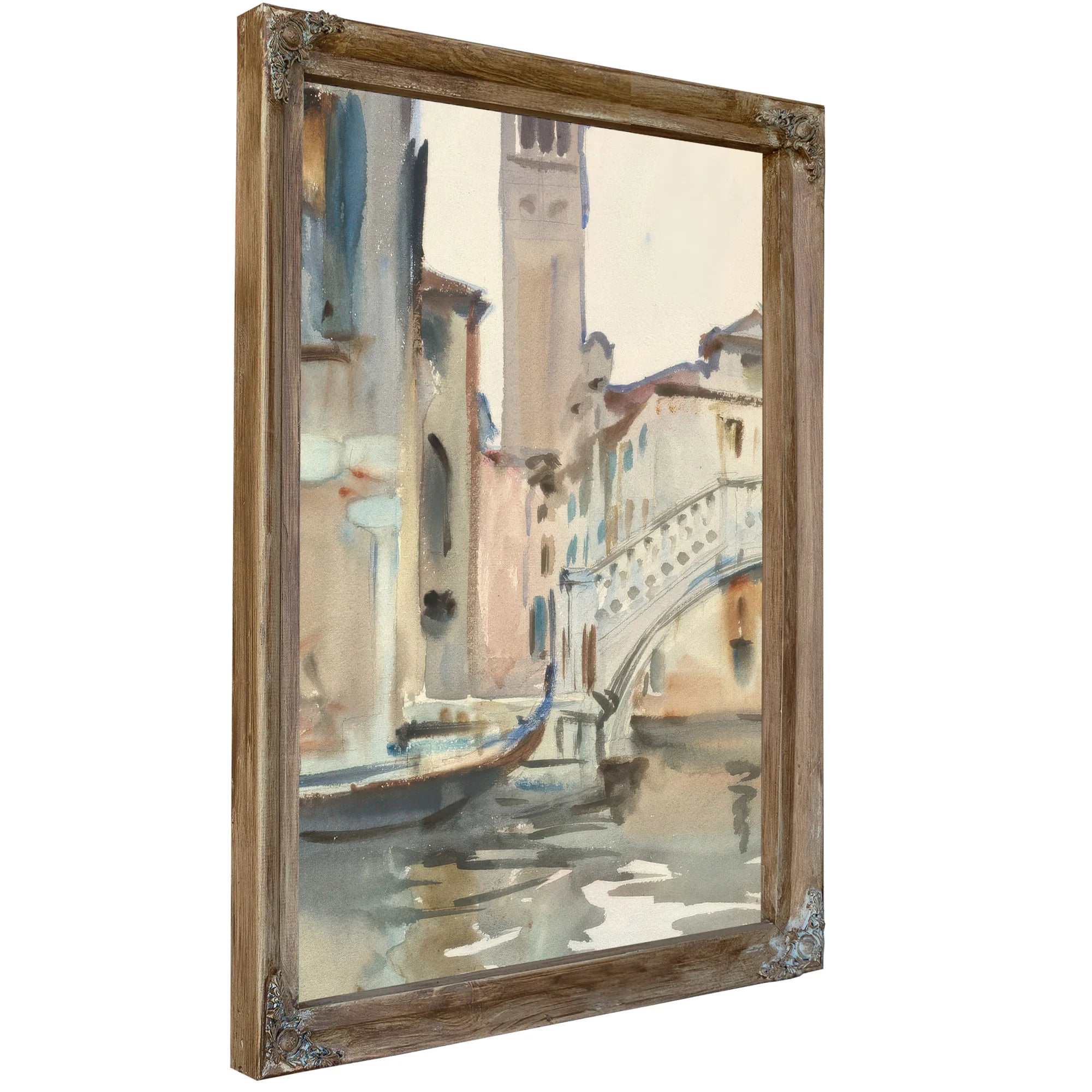 A Bridge And Campanile, Venice By John Singer Sargent Fine Art Print