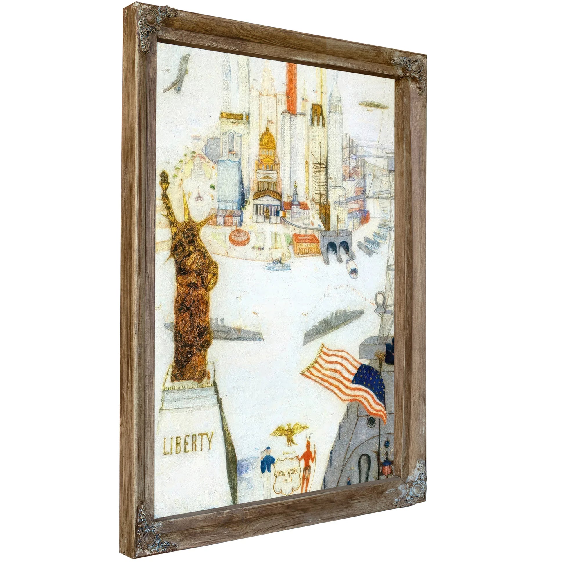 New York Liberty 1918 By Florine Stettheimer Fine Art Print