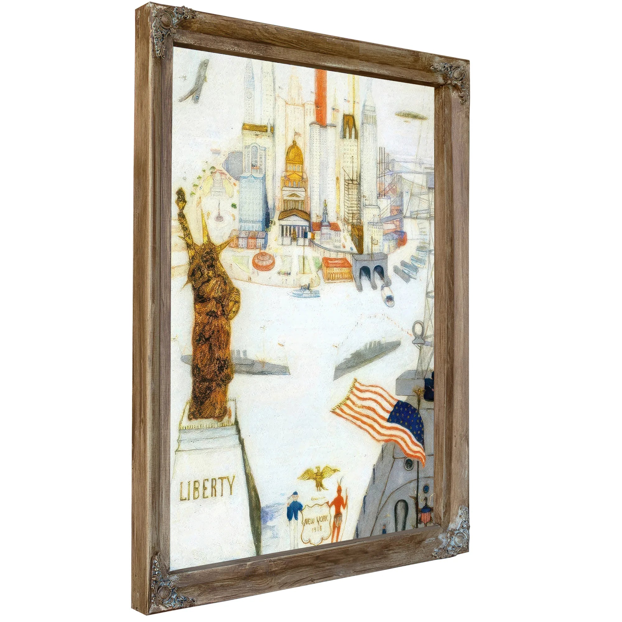 New York Liberty 1918 By Florine Stettheimer Fine Art Print