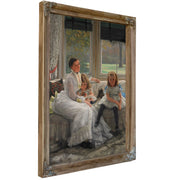 Portrait Of Mrs Catherine Smith Gill And Two Of Her Children by James Tissot