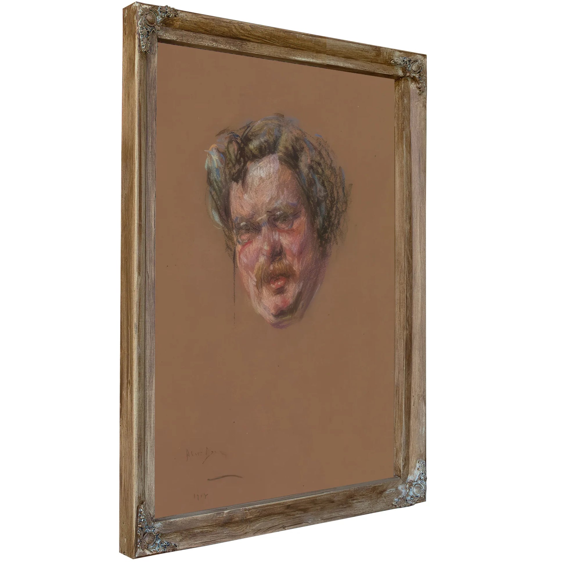 Gilbert K. Chesterton By Alice Pike Barney Fine Art Print