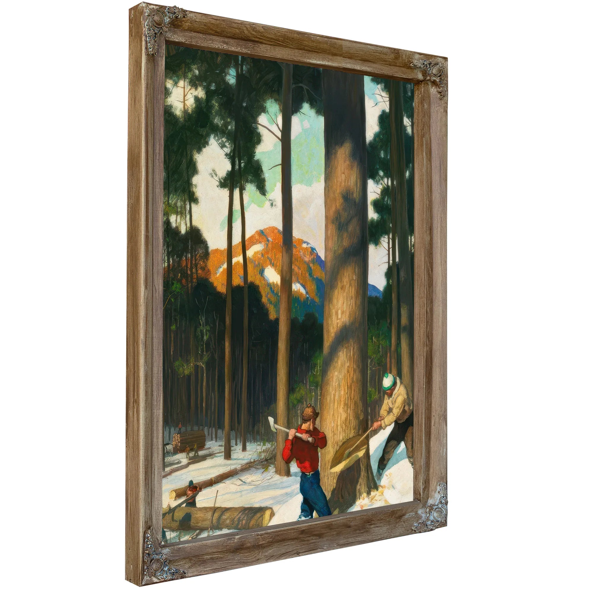 Lumber (2) By NC Wyeth Fine Art Print