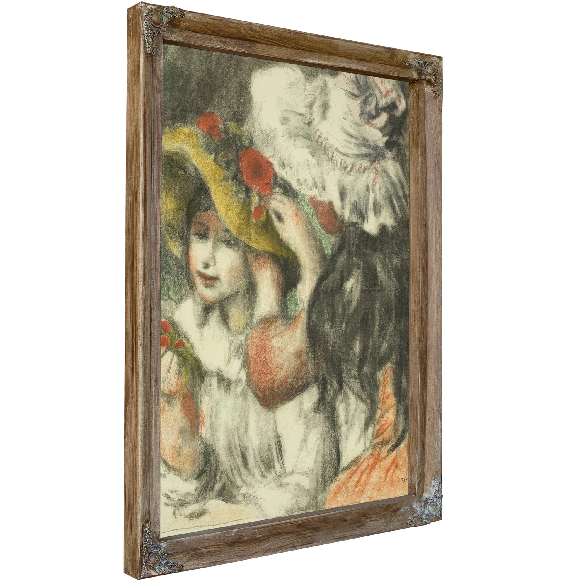 Le Chapeau Epingle By Pierre Auguste Renoir Fine Art Print