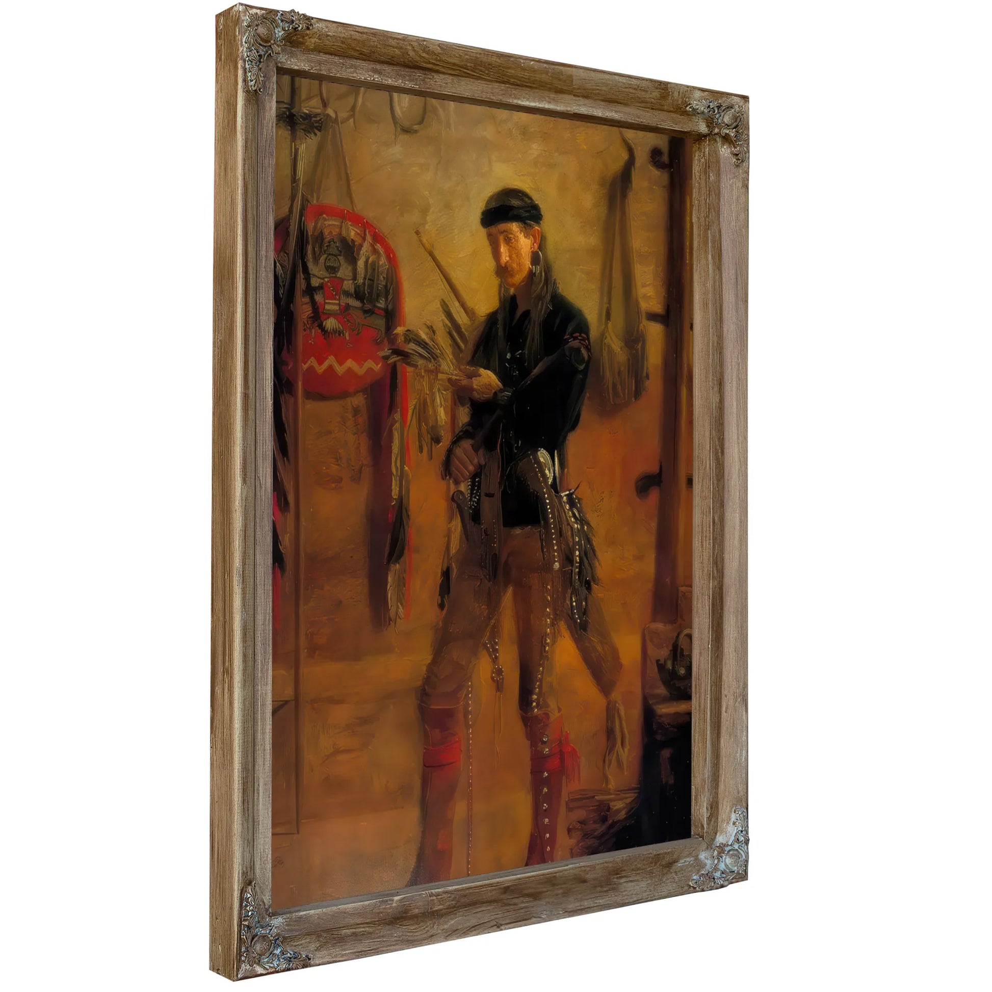 Frank Hamilton Cushing By Thomas Eakins Fine Art Print