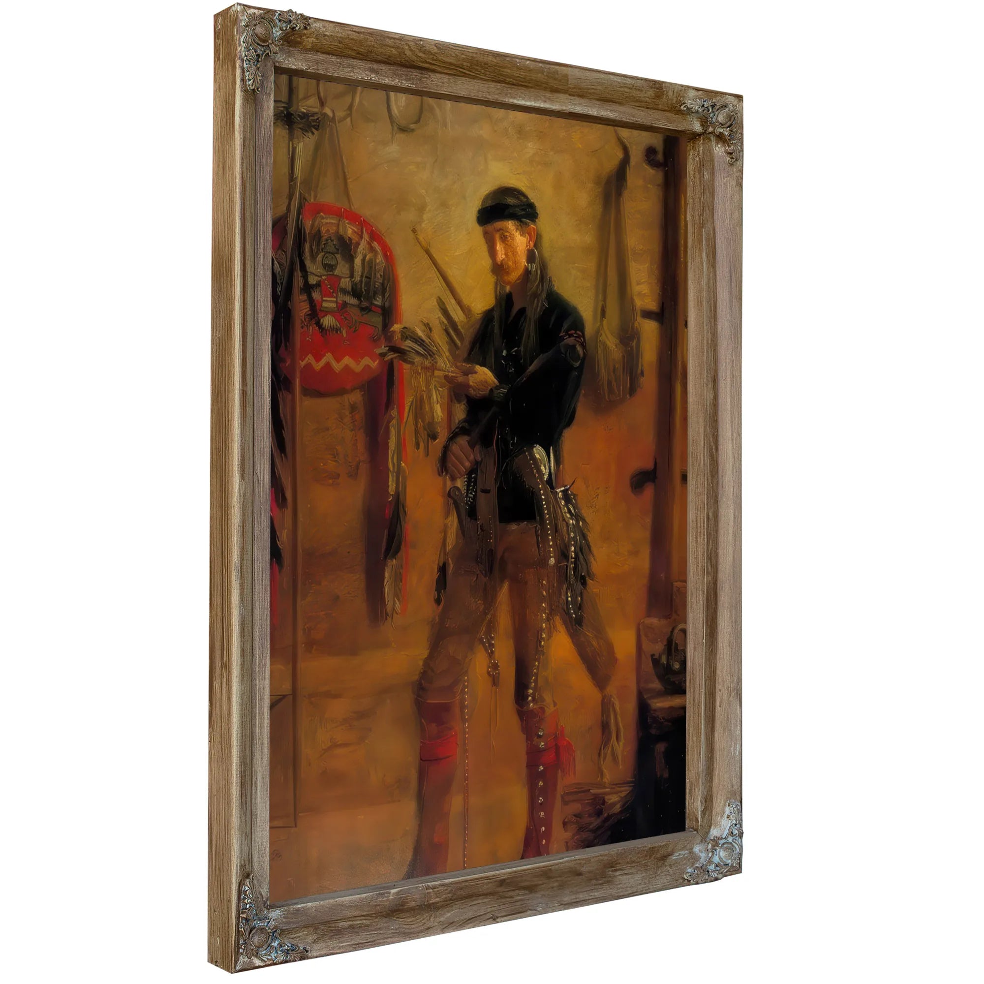 Frank Hamilton Cushing By Thomas Eakins Fine Art Print