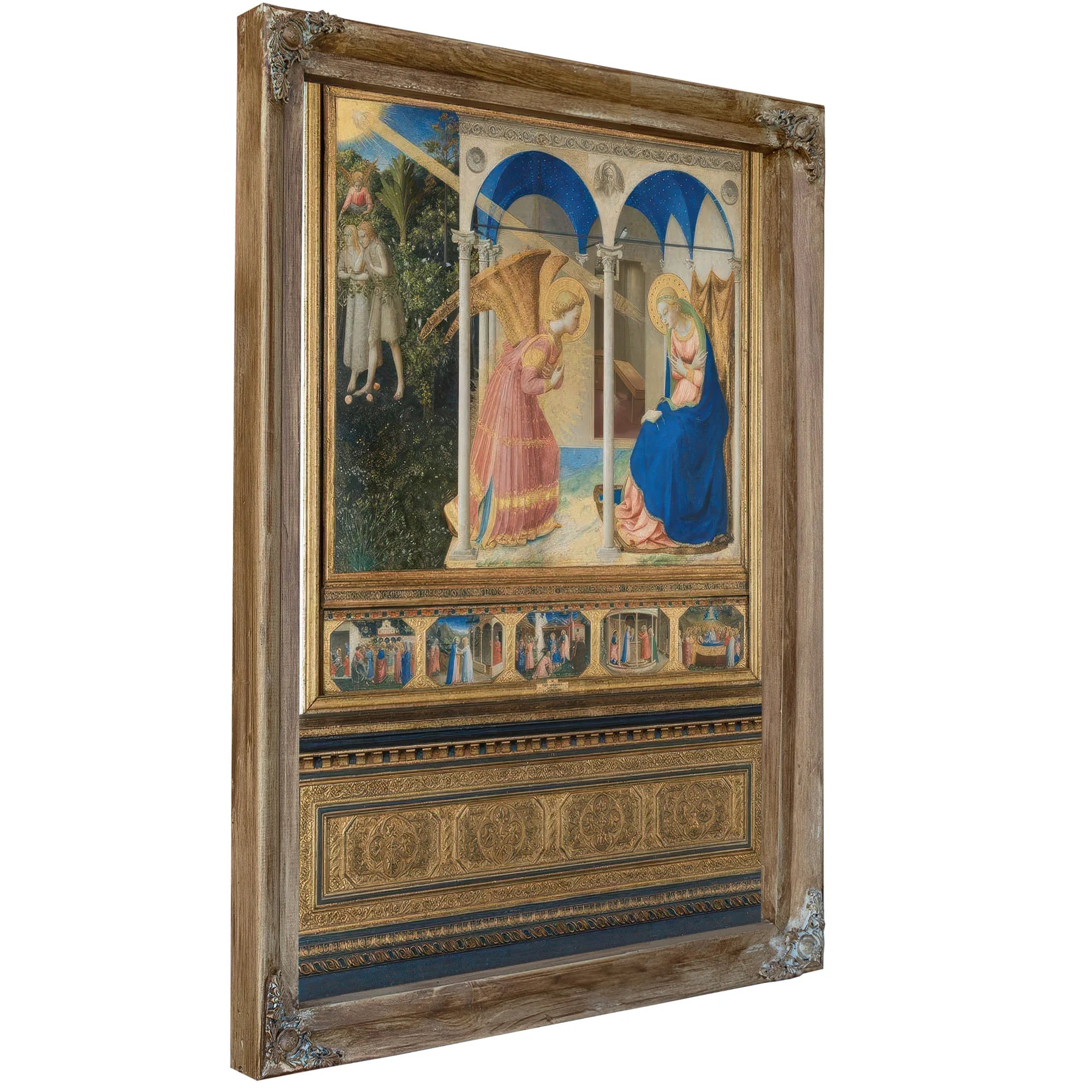 The Annunciation And Life Of The Virgin 1426 (1) By Fra Angelico Fine Art Print