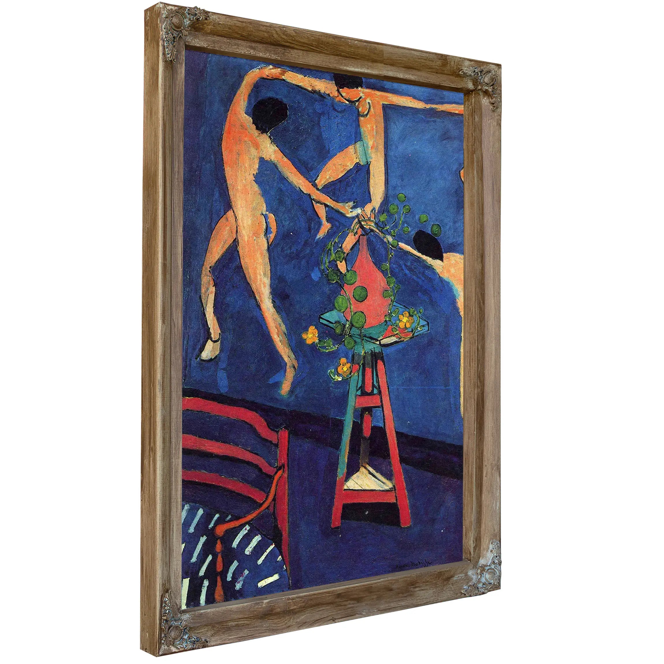 Nasturtiums With The Painting Dance  by Henri Matisse