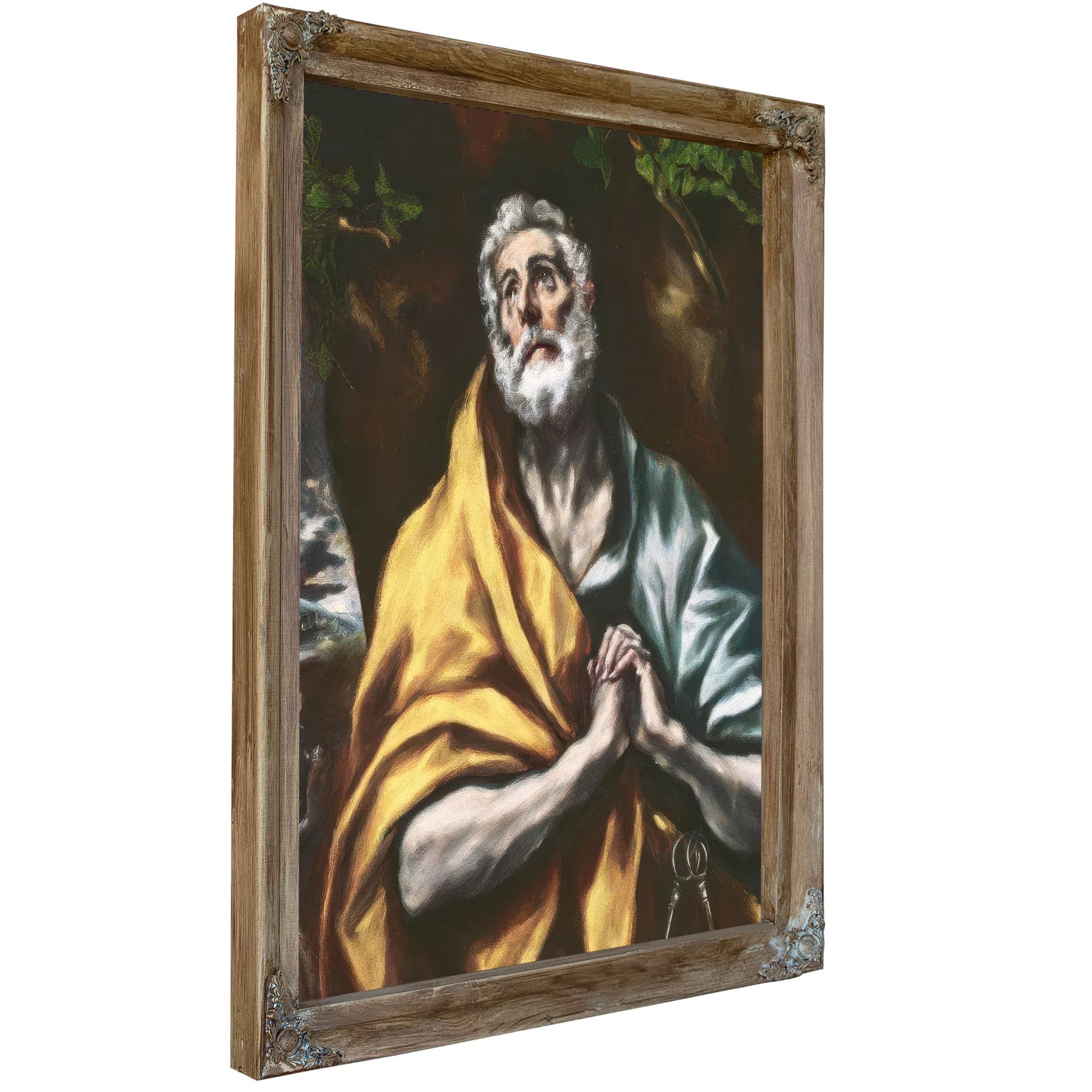 The Repentant St. Peter By El Greco Fine Art Print