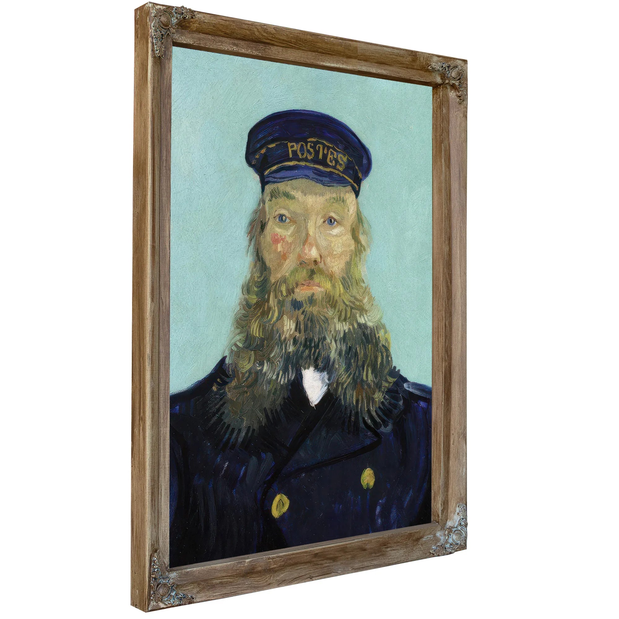 Portrait Of Postman Roulin By Vincent Van Gogh Fine Art Print