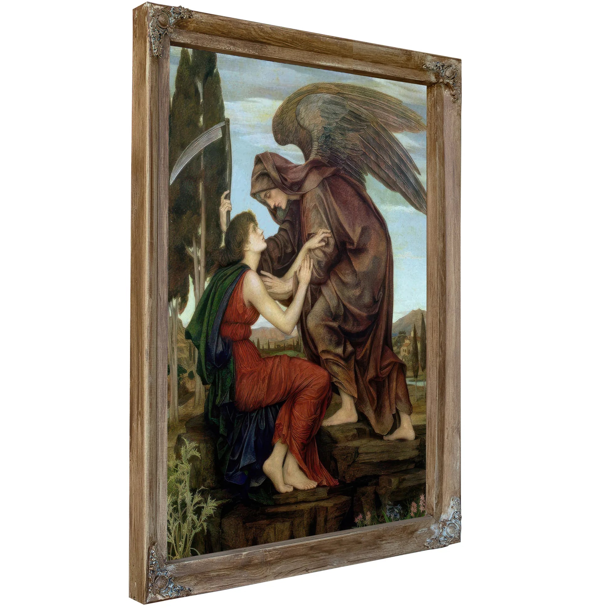 The Angel Of Death 1881 By Evelyn De Morgan Fine Art Print